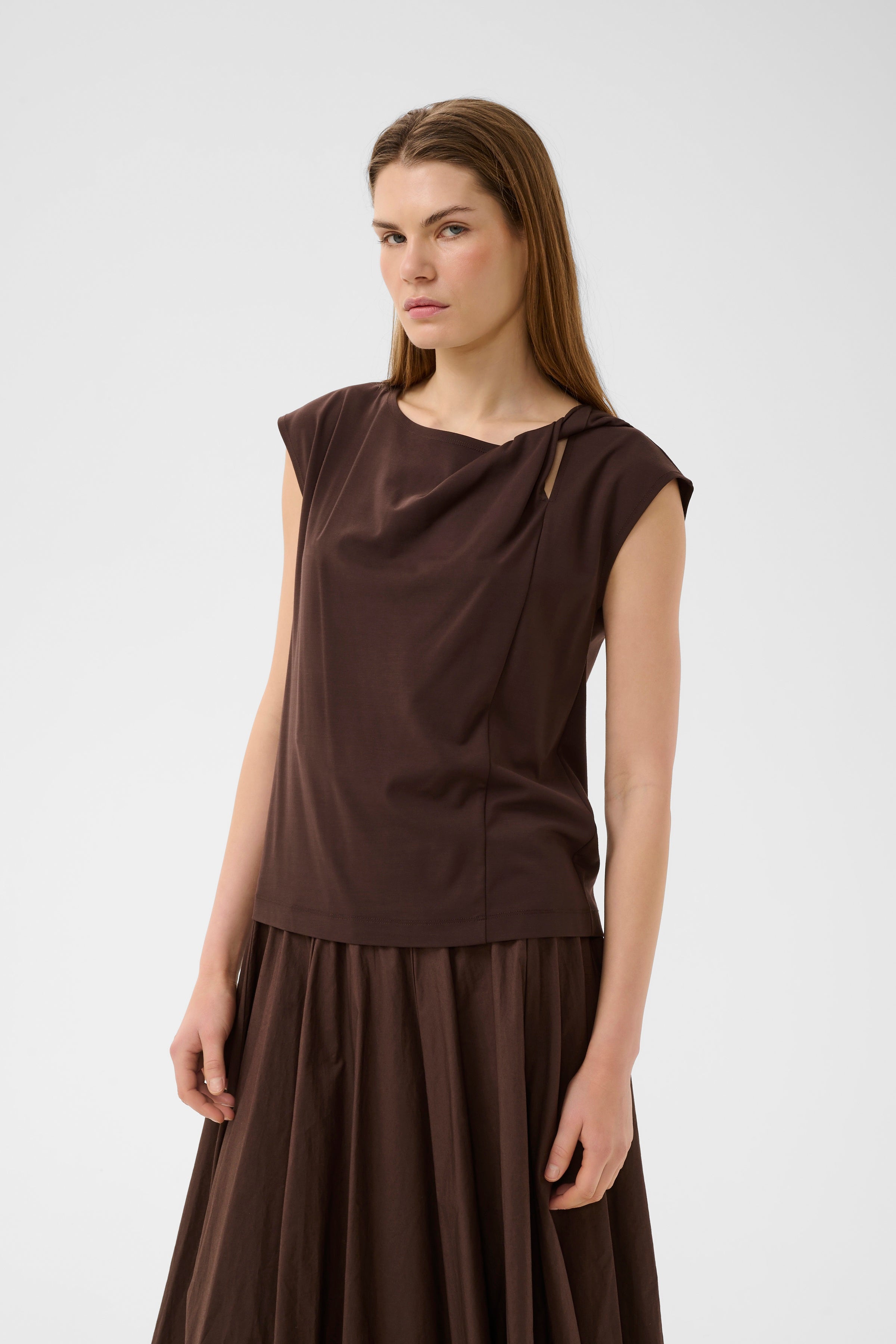 Pennie Top - Coffee Bean