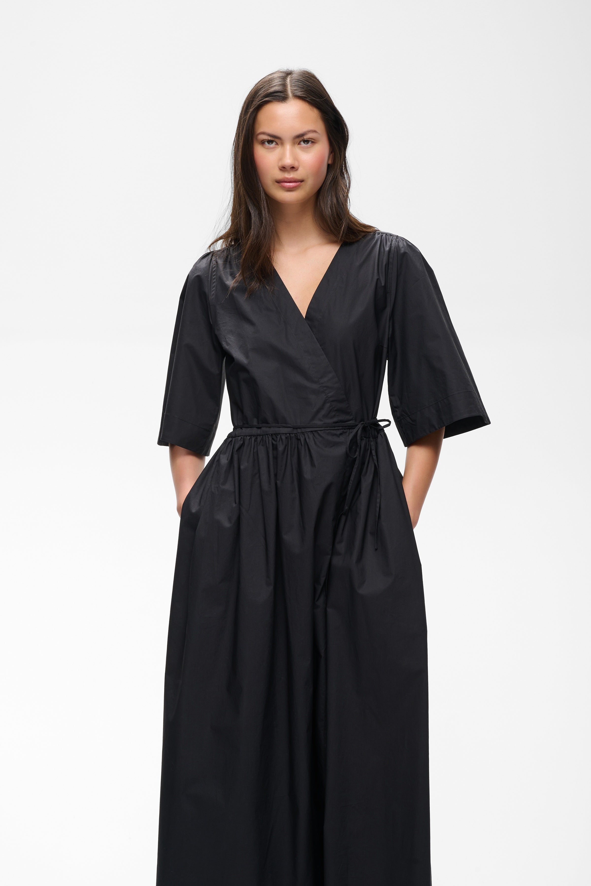 Haze Wrap Dress – Black