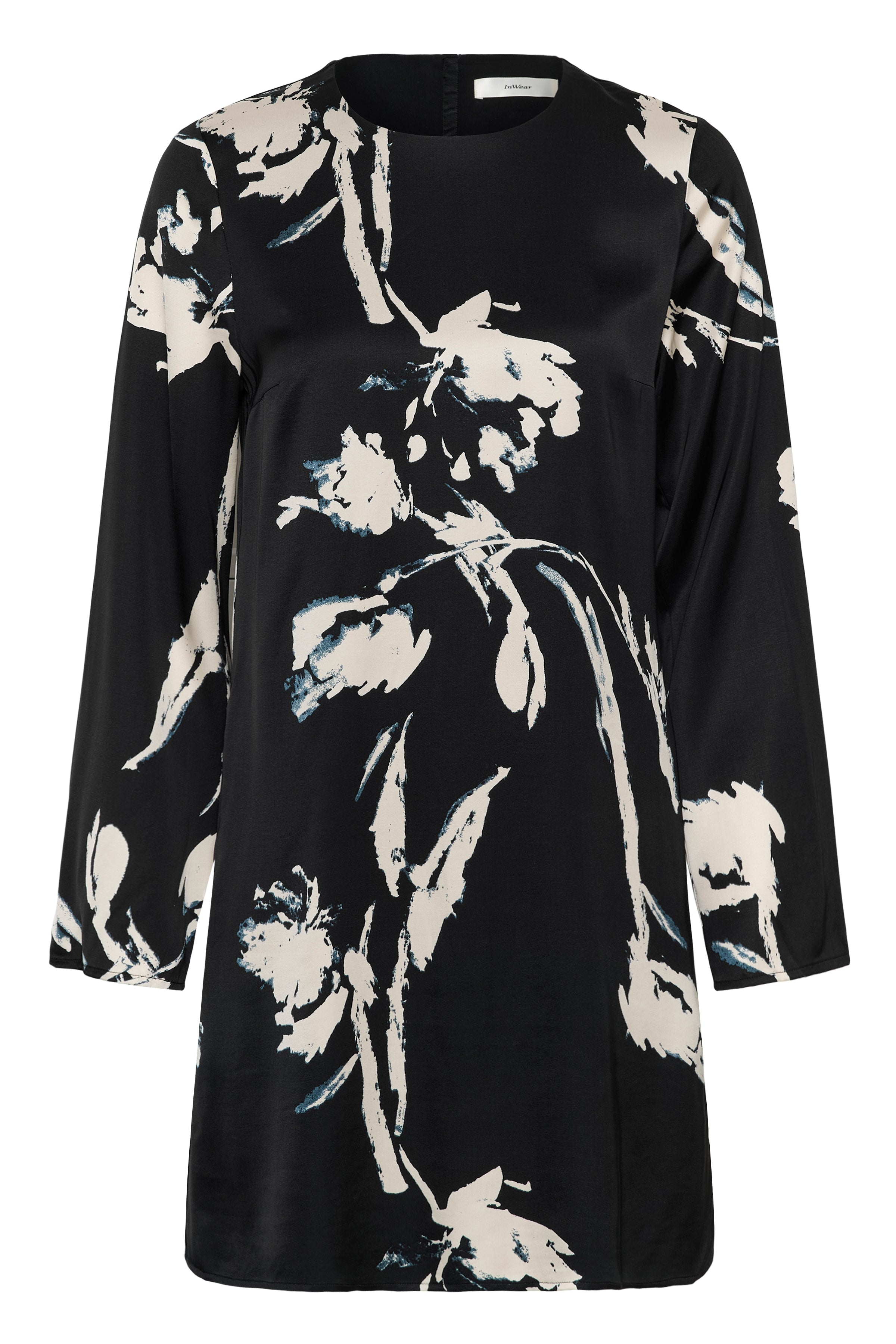 Meadow Short Dress - Black Paint