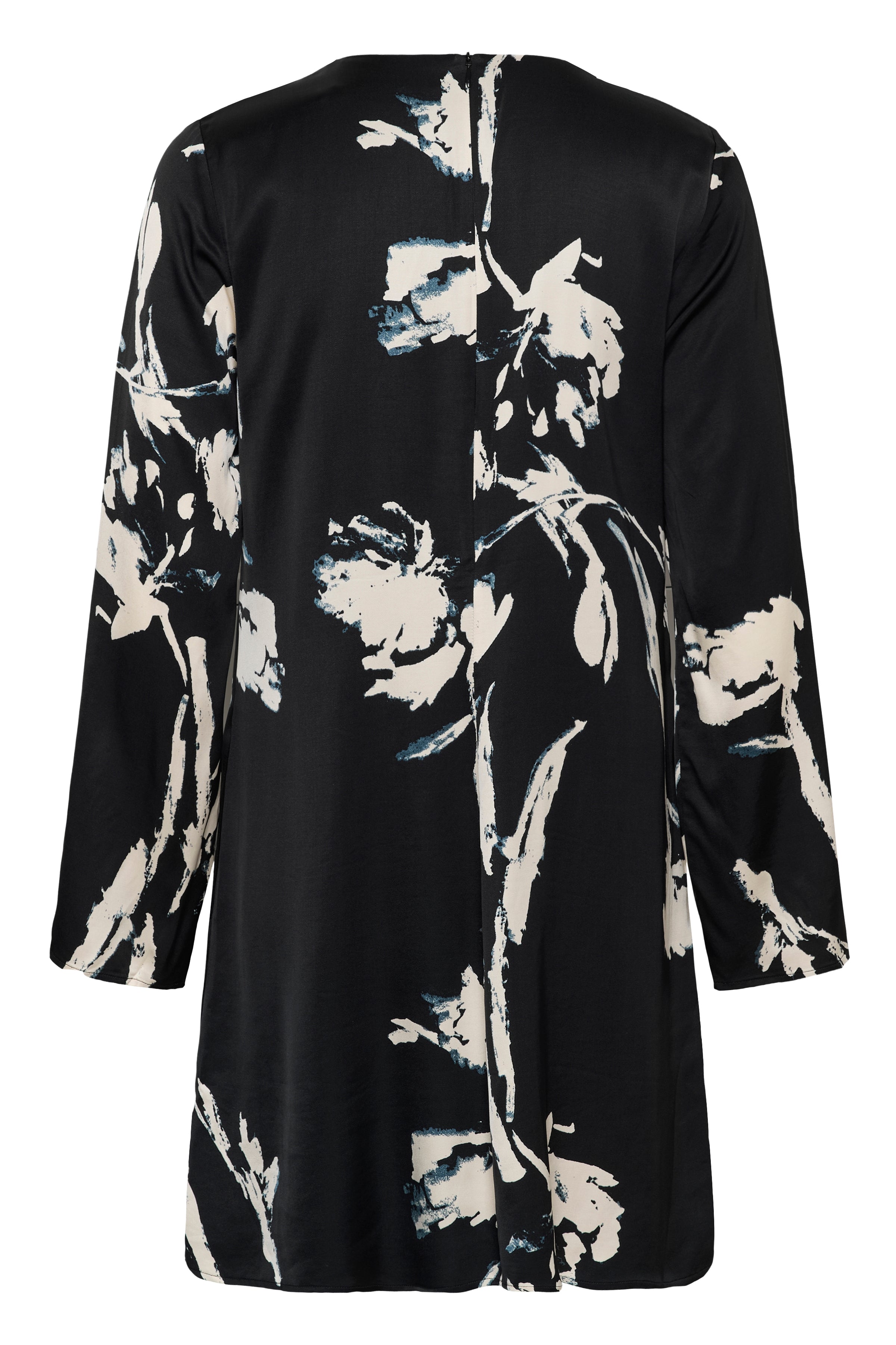 Meadow Short Dress - Black Paint
