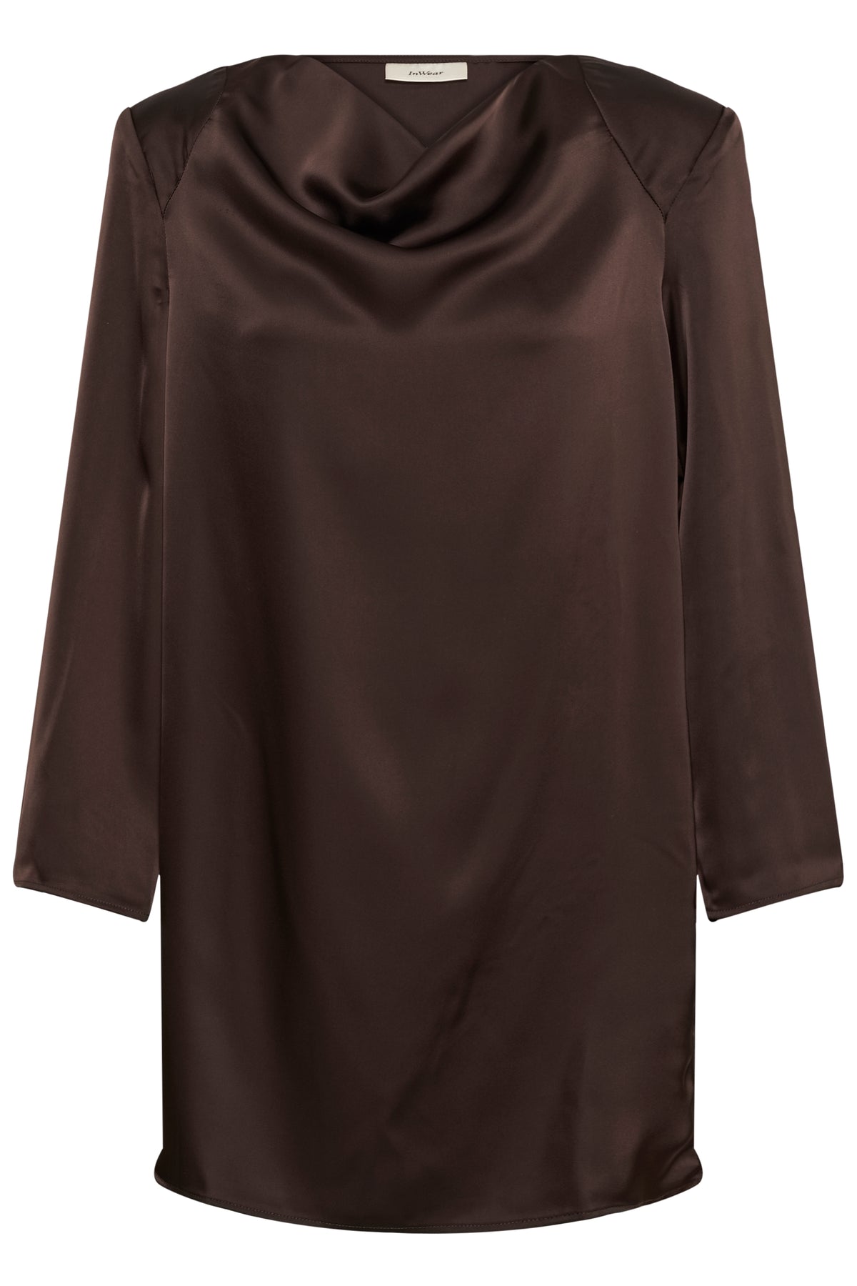 Olive Short Dress - Chocolate Brown