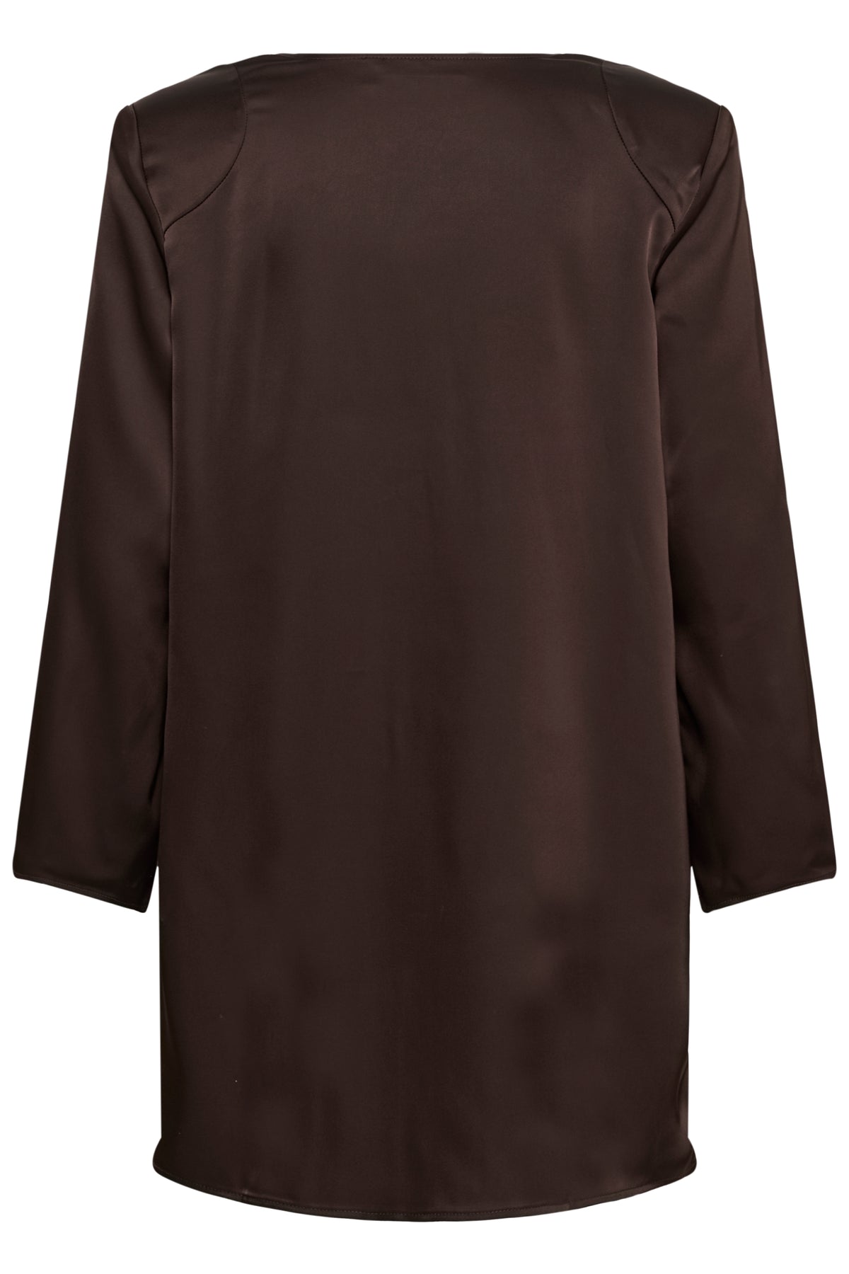 Olive Short Dress - Chocolate Brown