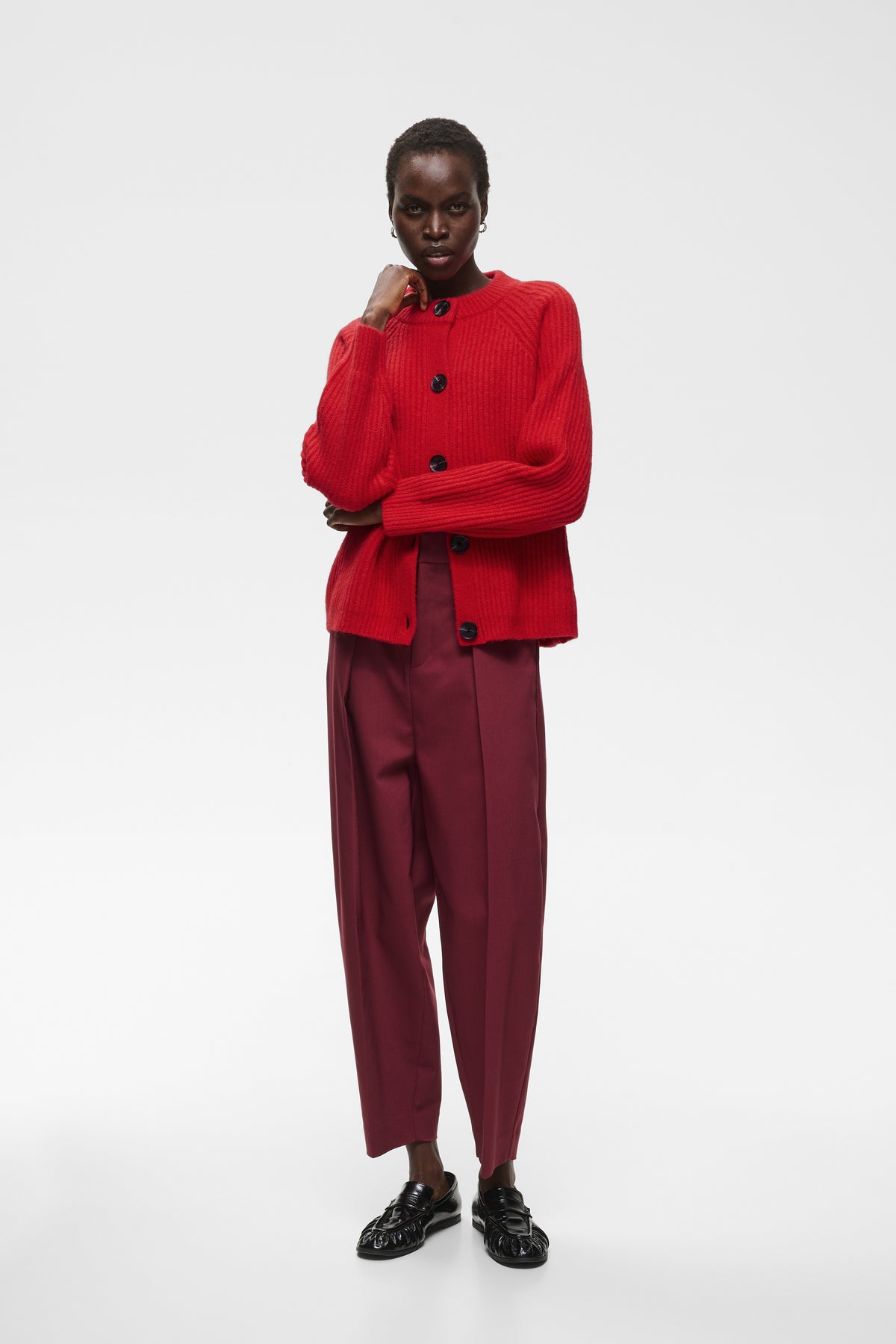 Priska Cardigan - Hot Lips