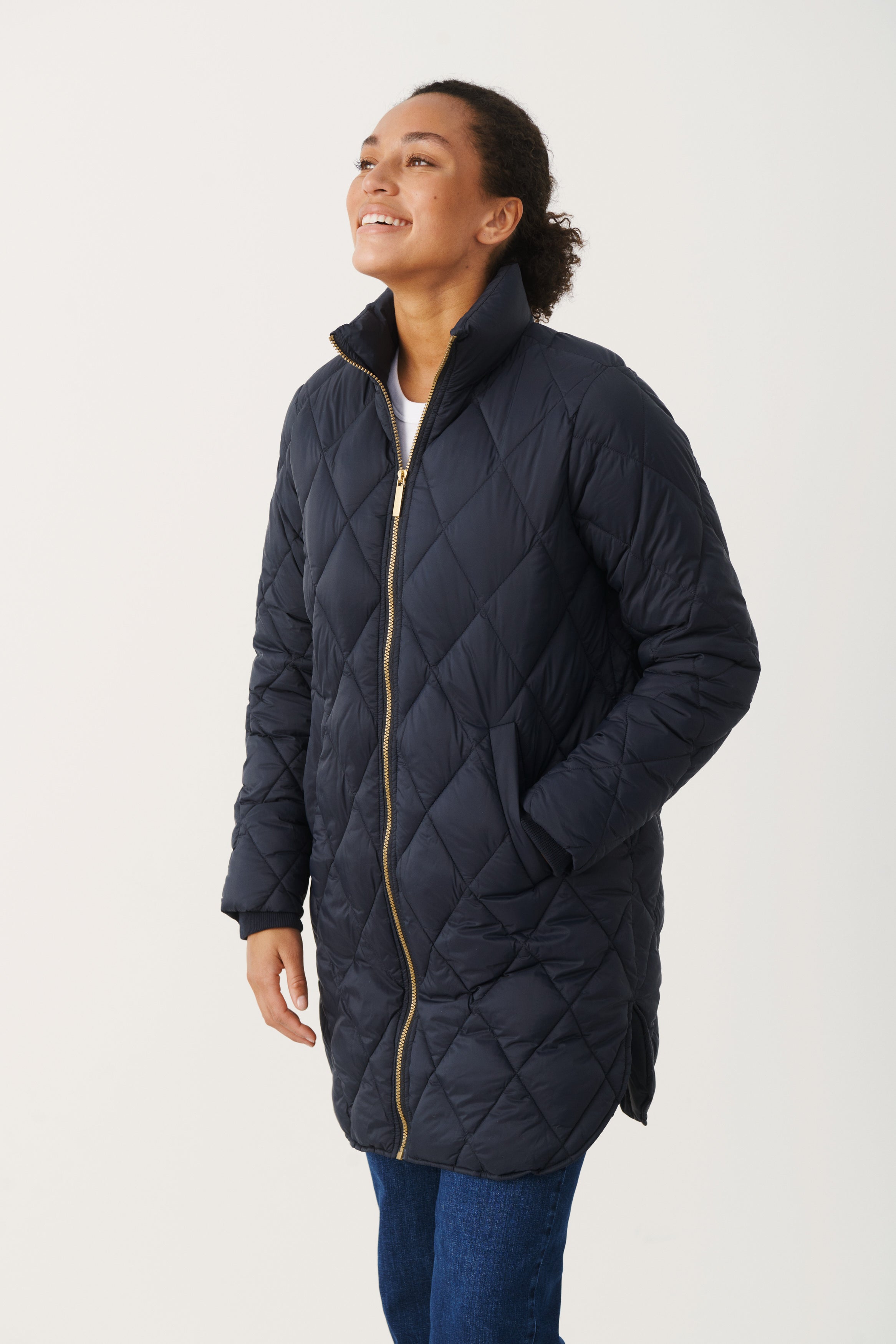 Olilas Coat - Dark Navy