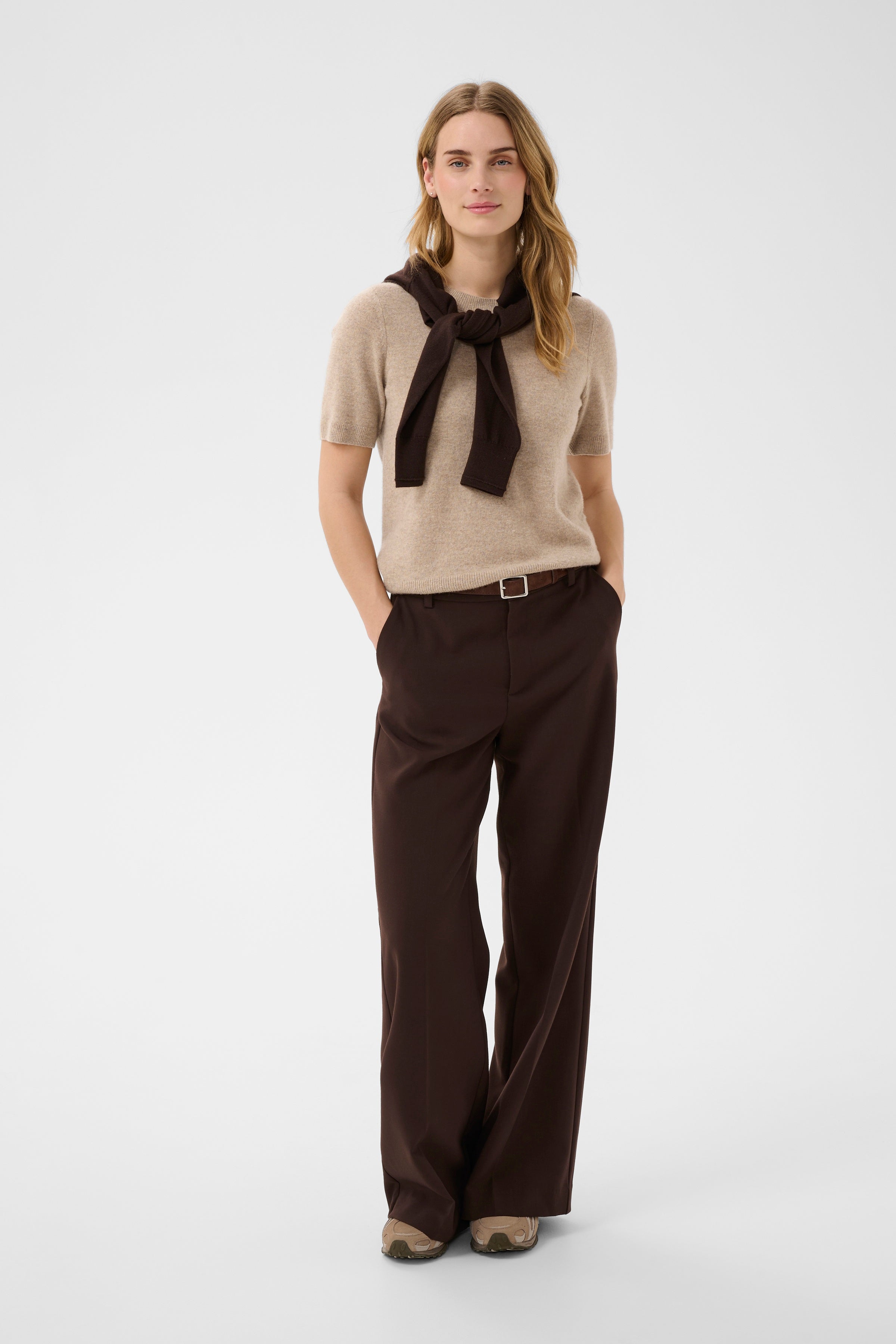 Everlotta Pullover - Light Camel Melange