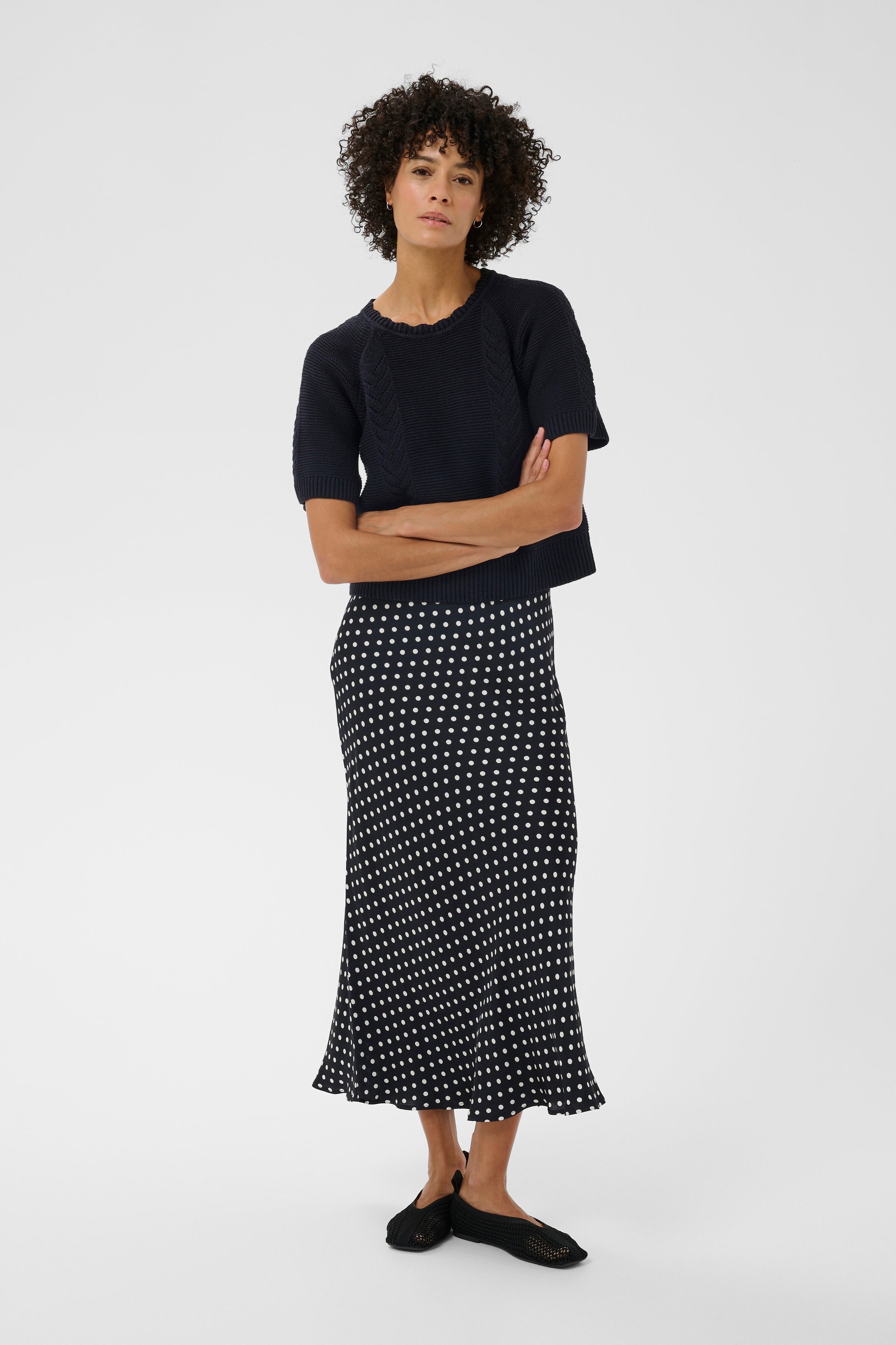 Laurina Skirt - After Midnight Dot