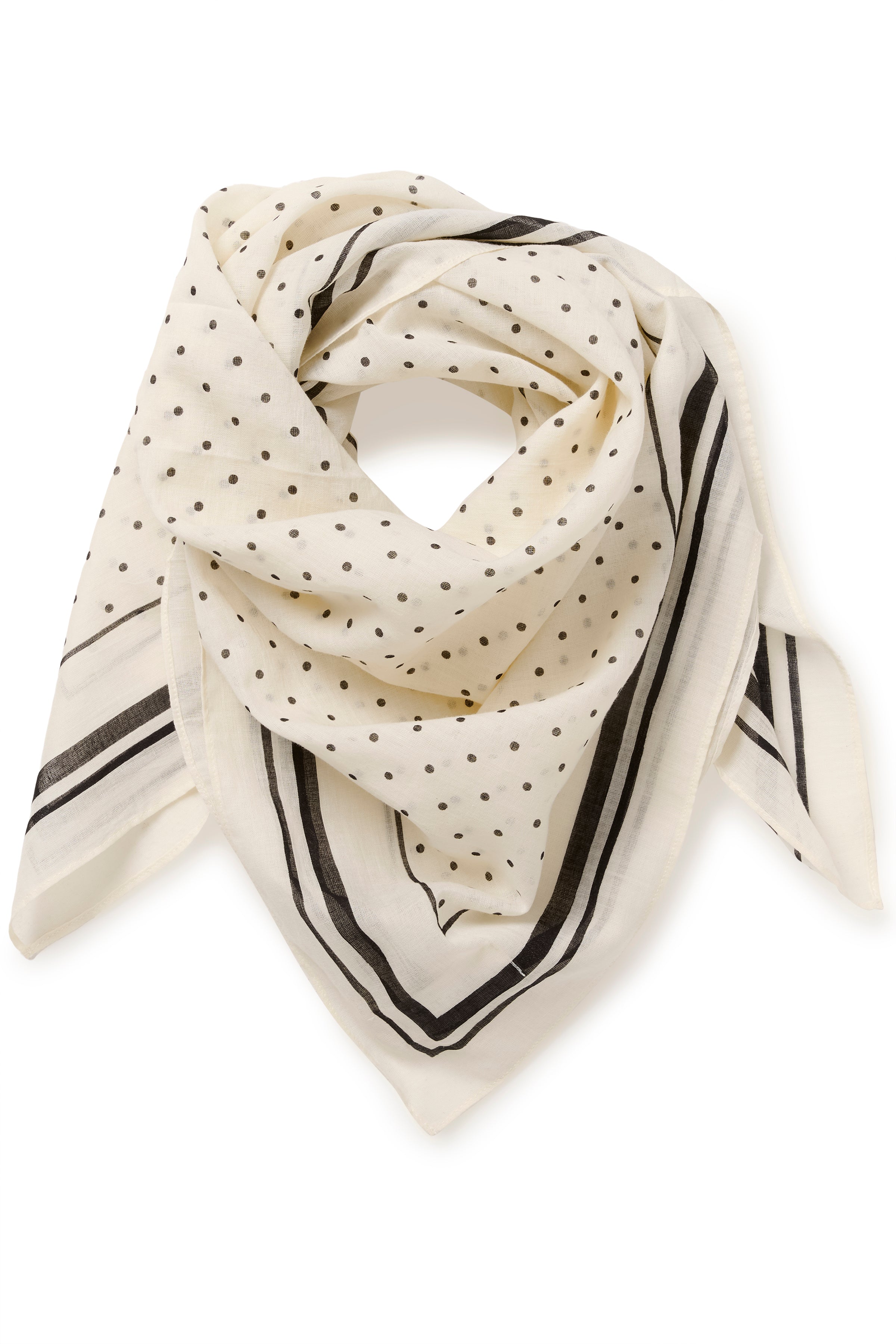 Phi Scarf - Black Dot
