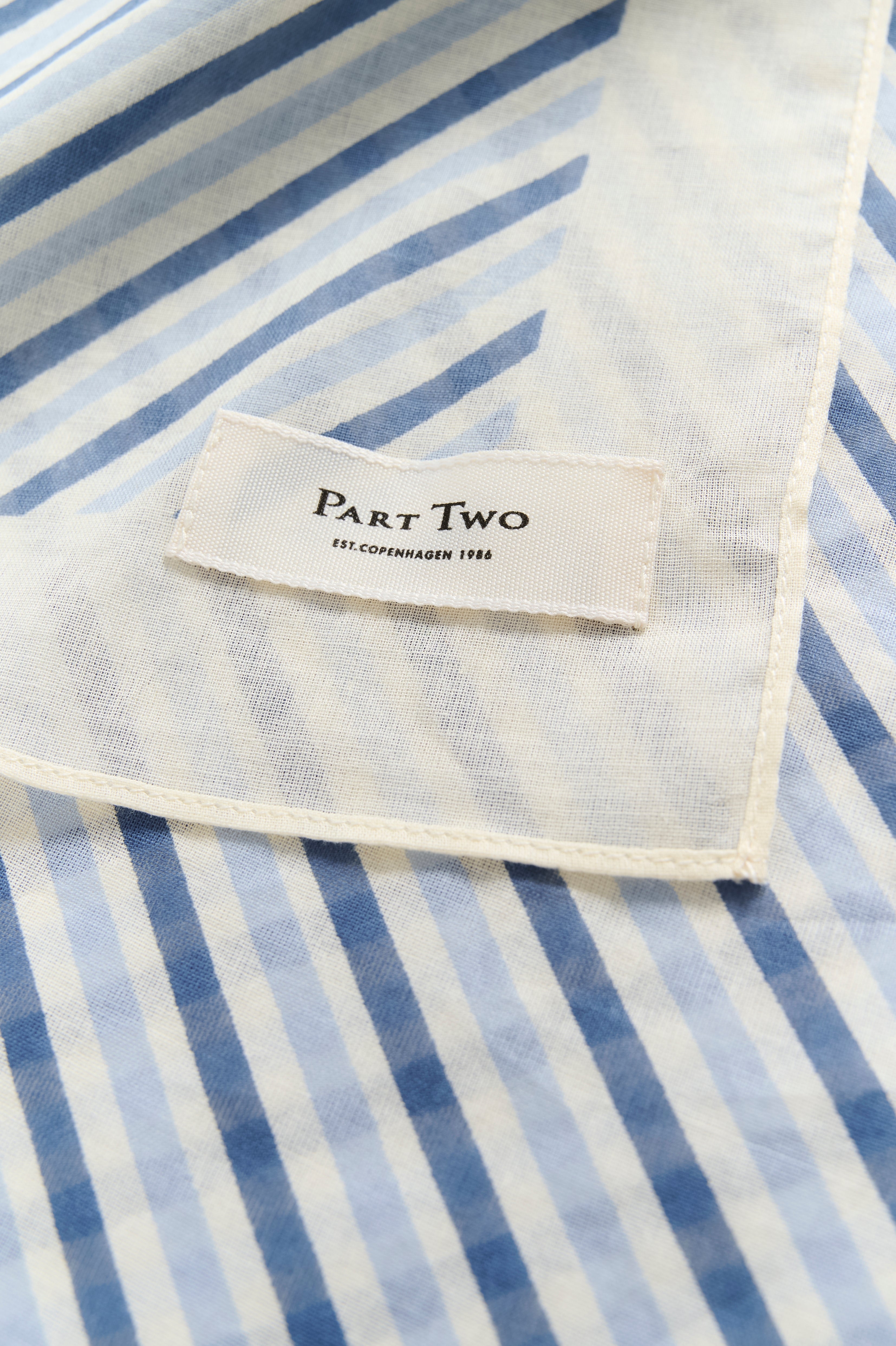 Phi Scarf - Blue Stripe