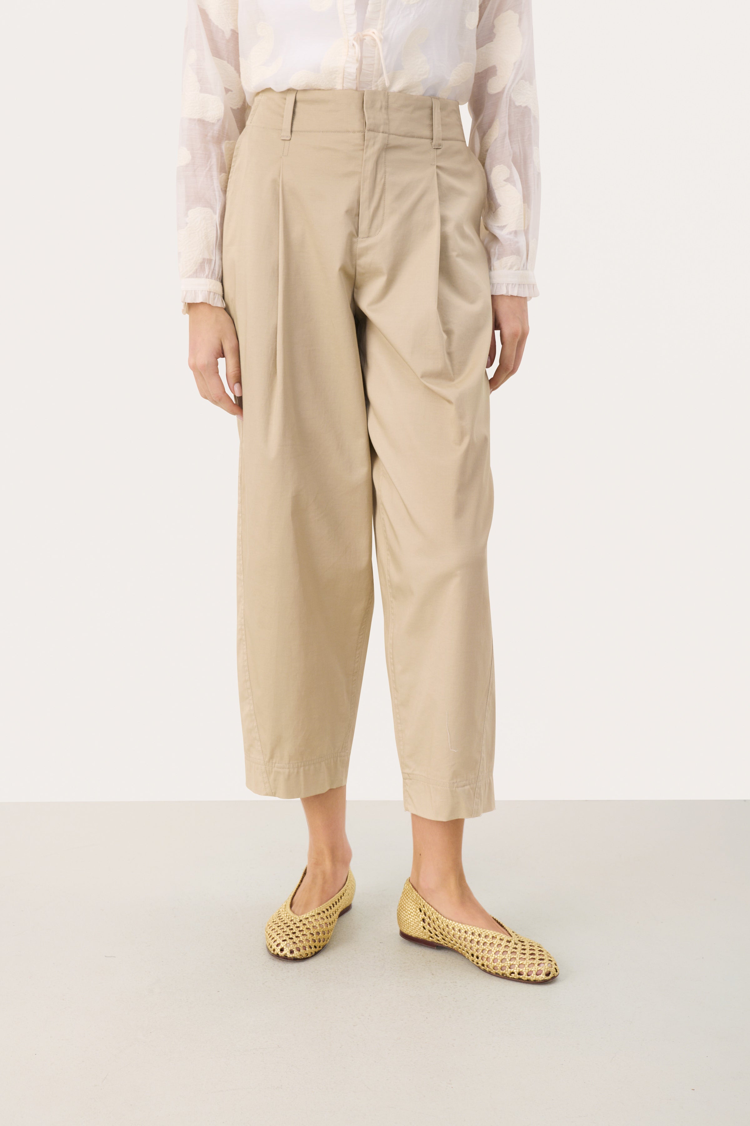 Ramizel Trouser - White Pepper