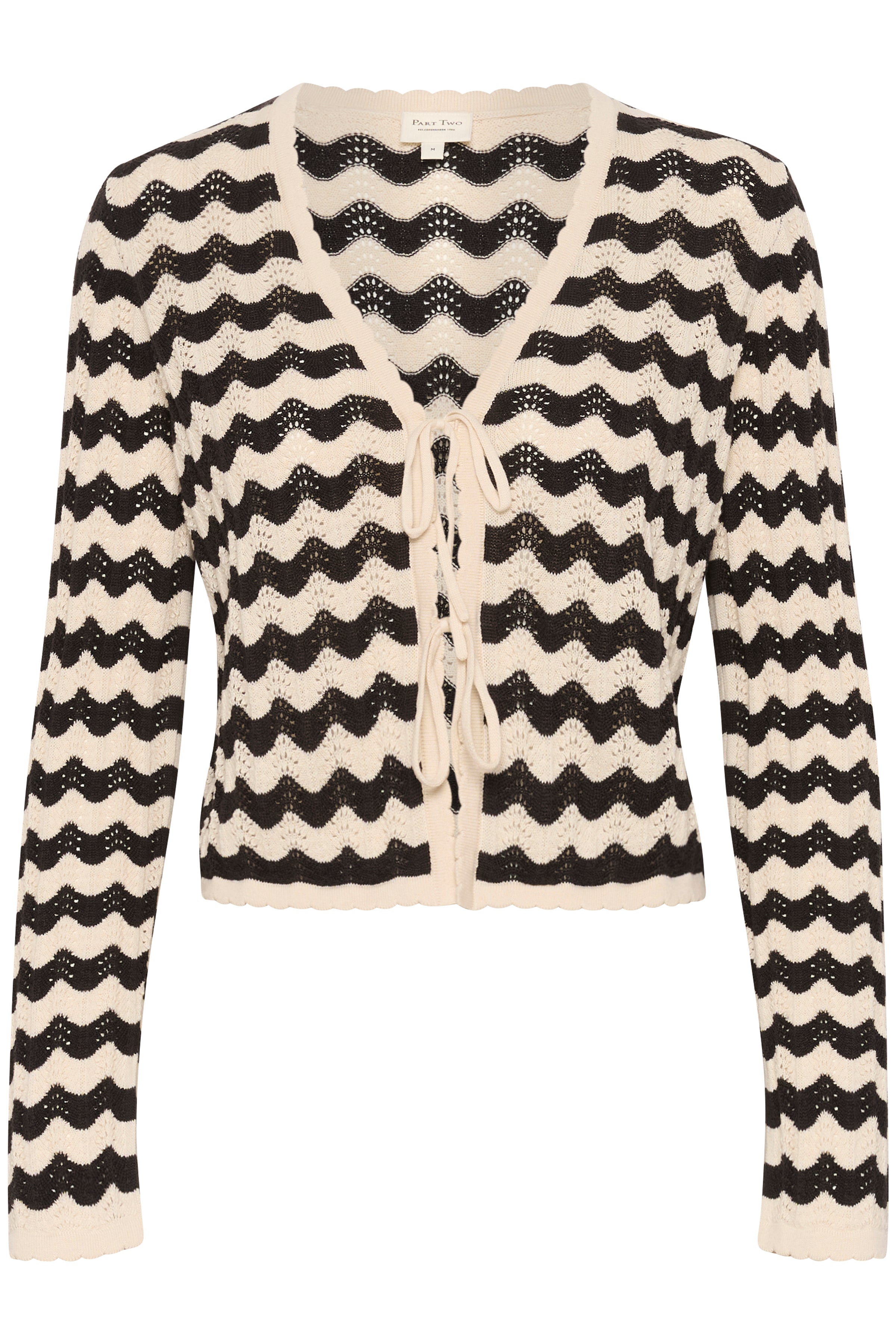 Rosefine Cardigan - Eggnog and Black