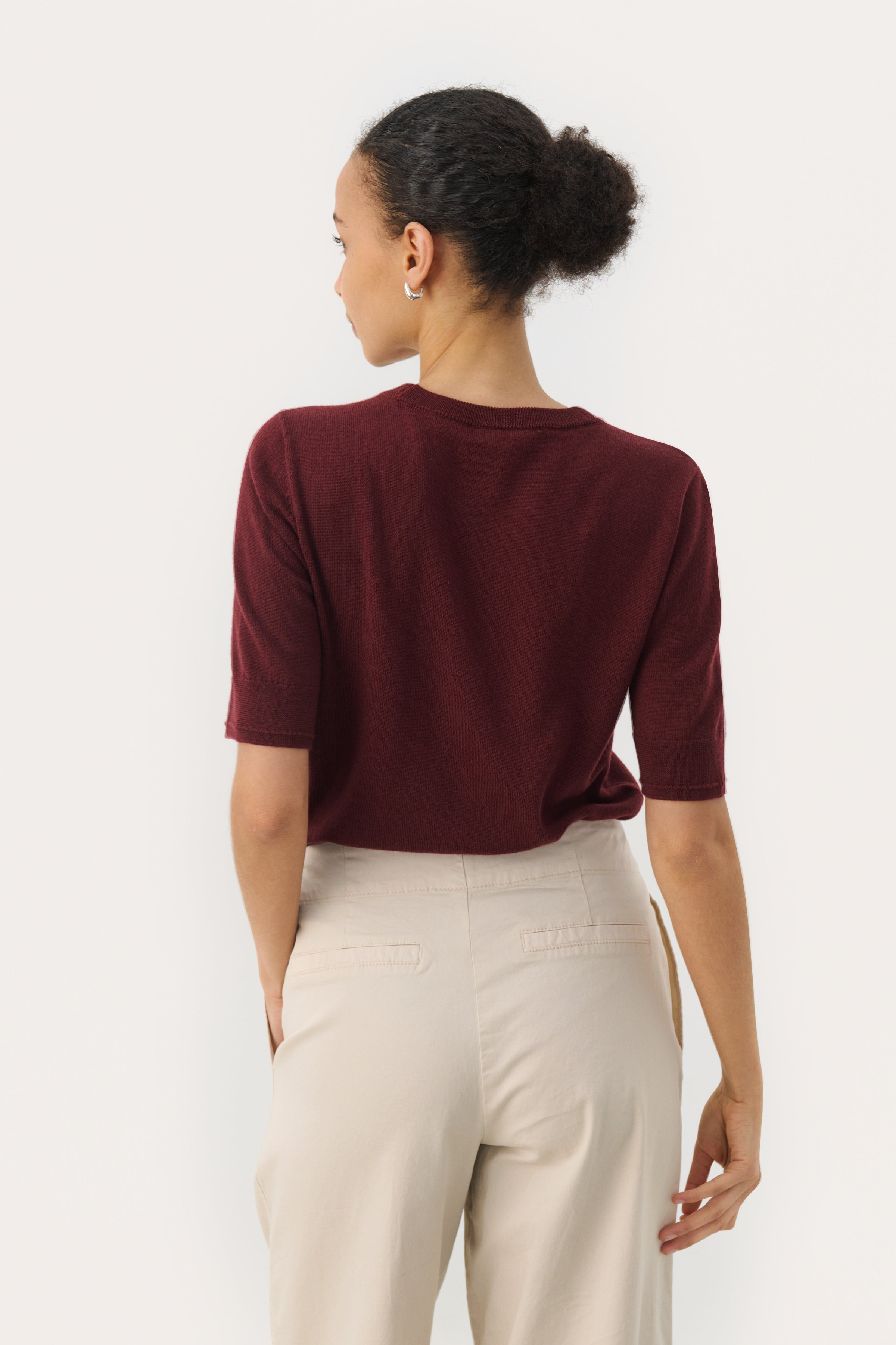 Natanya Pullover - Tawny Port