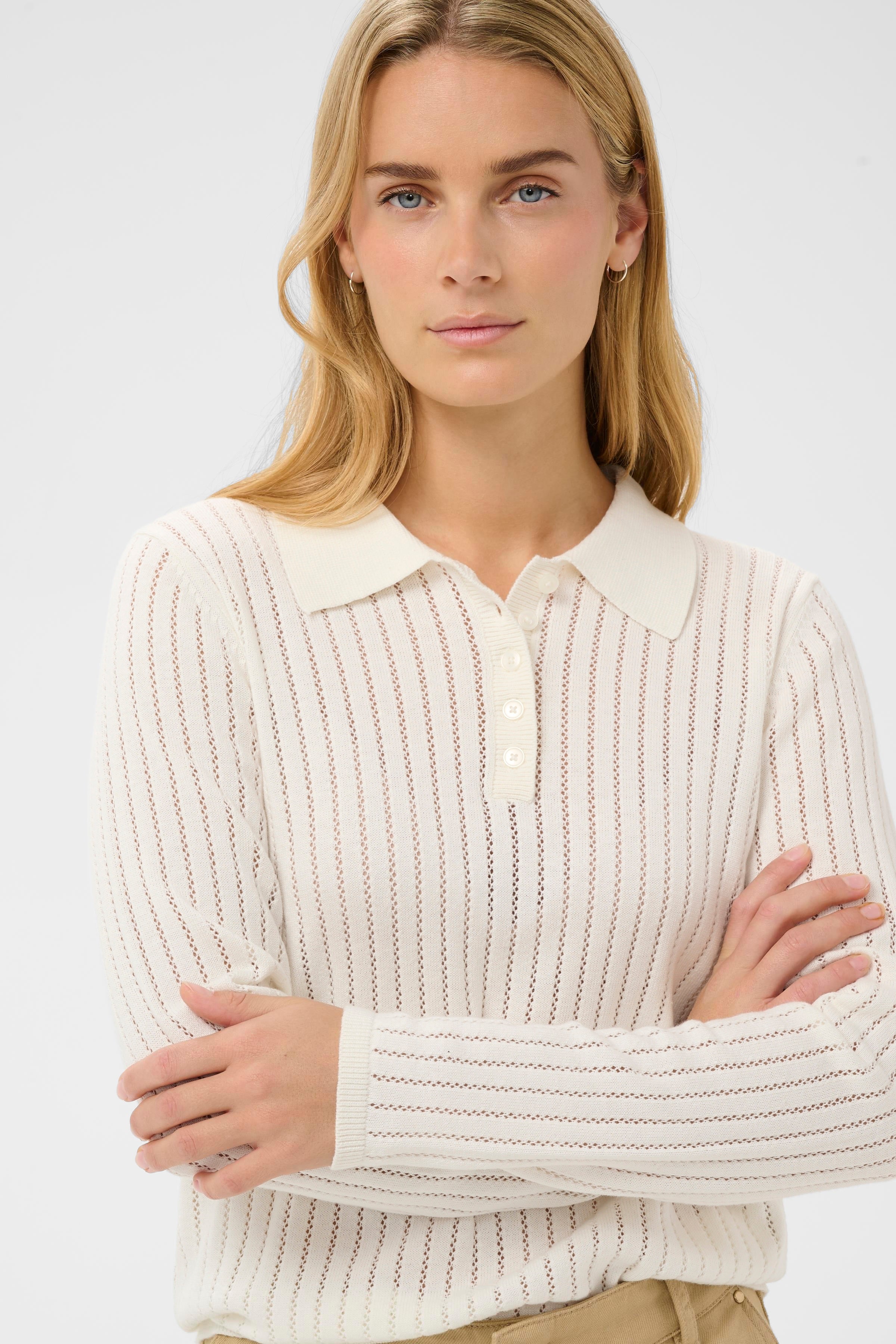 Zaria Pullover - Whisper White