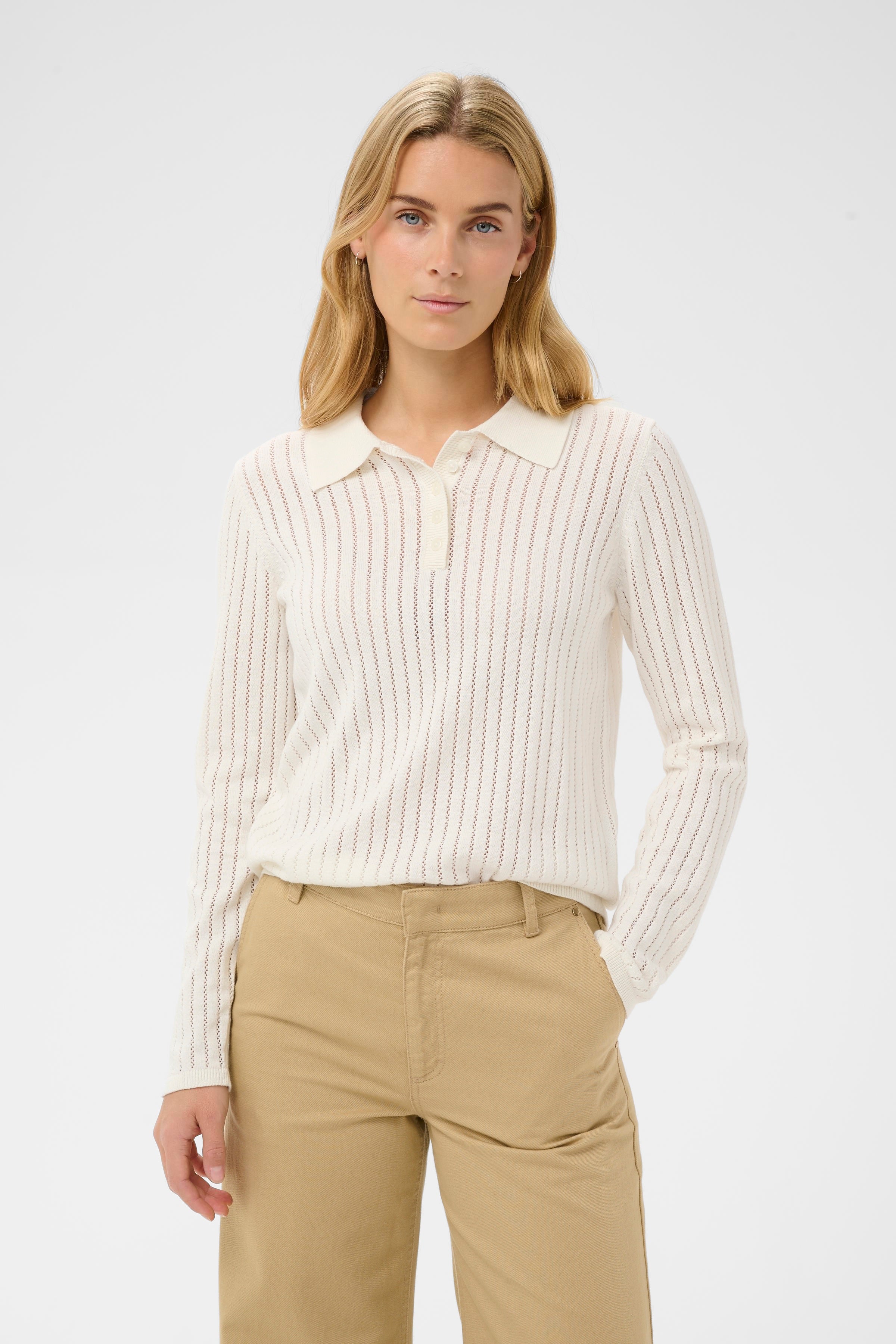 Zaria Pullover - Whisper White