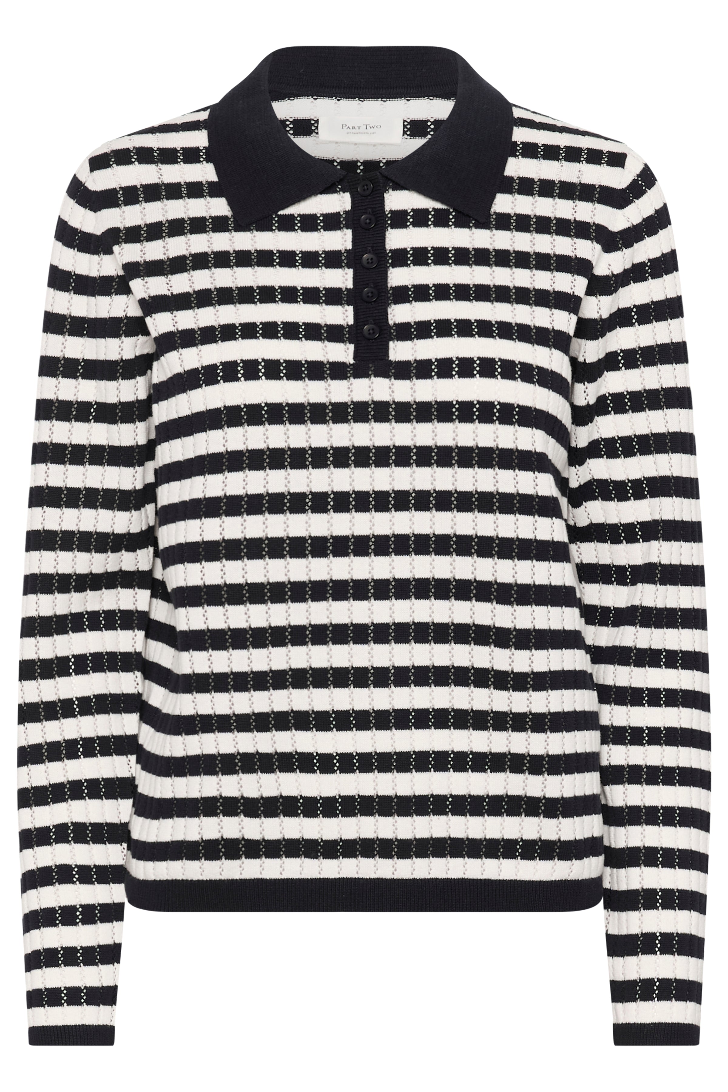 Zaria Pullover - Dark Navy Stripe