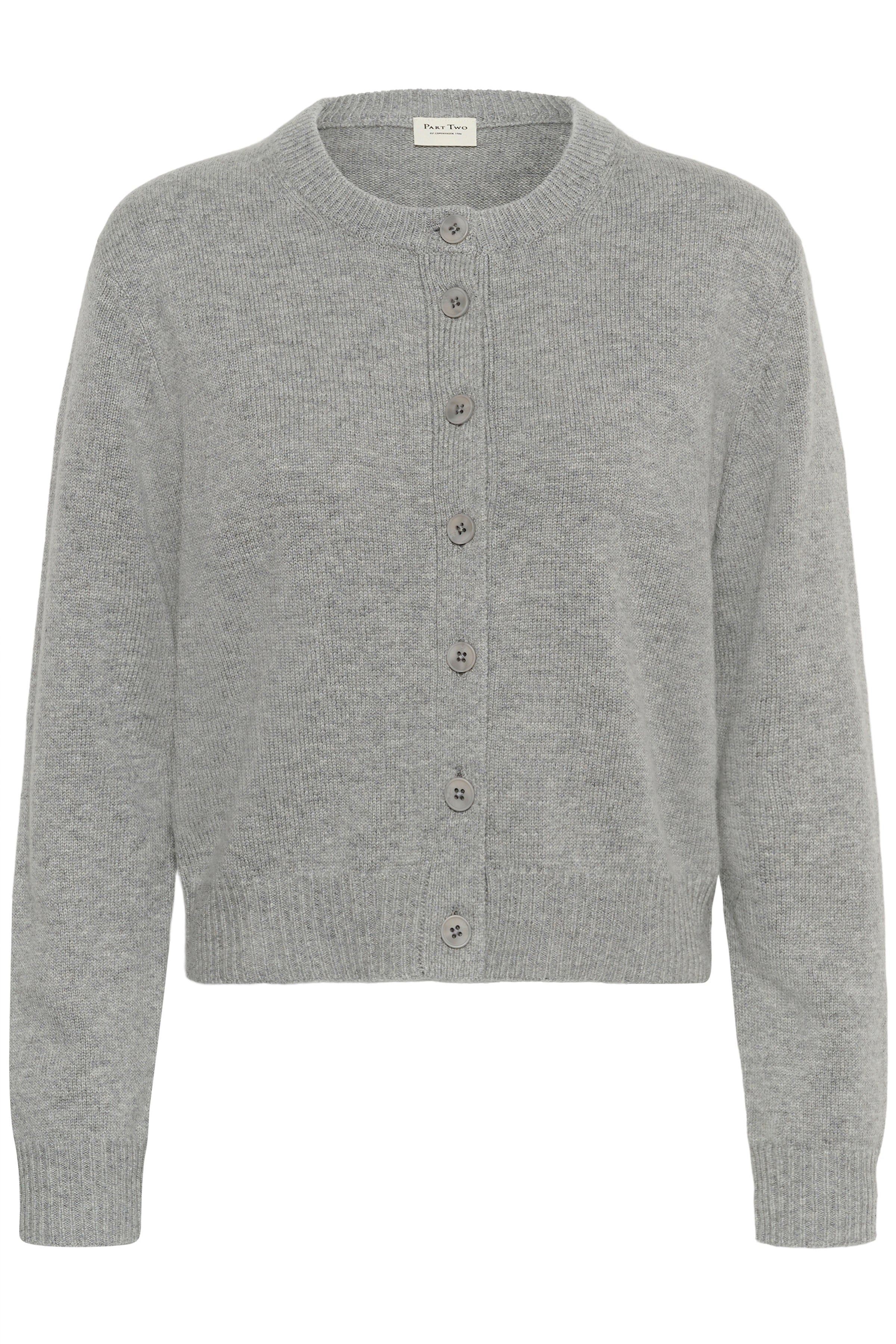 Yalda Cardigan - Medium Grey Melange