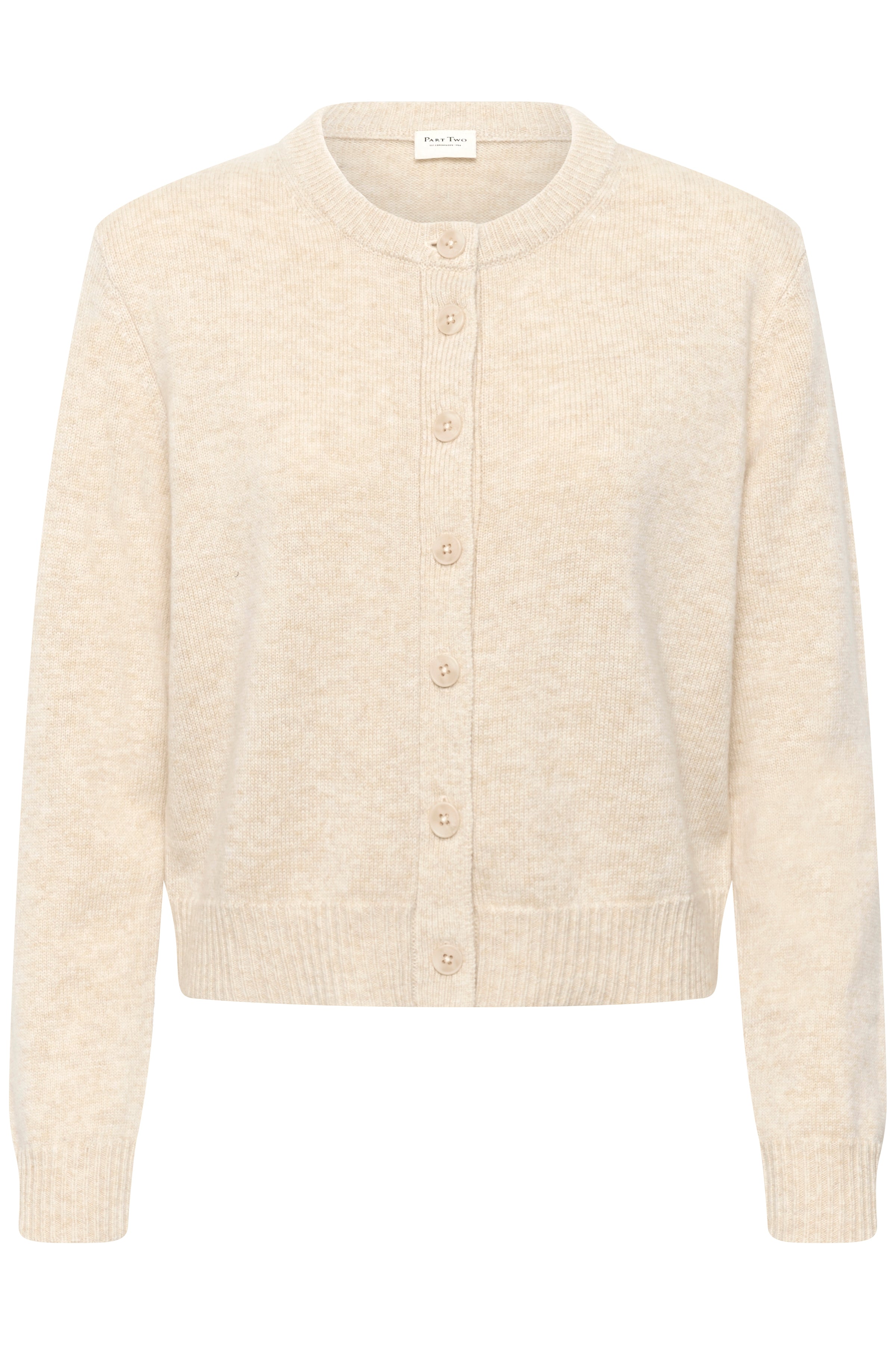 Yalda Cardigan - Off White Melange