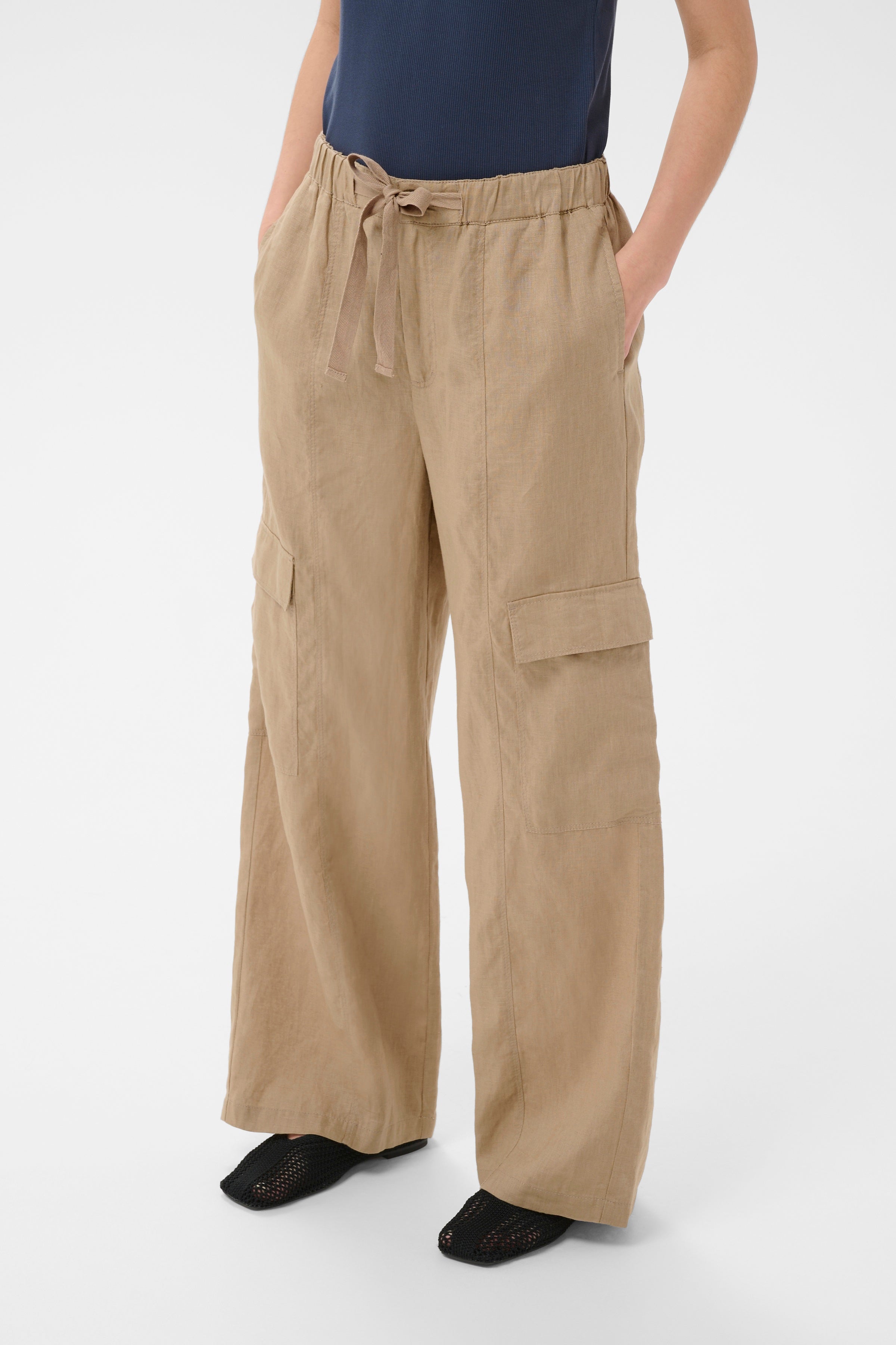 Atena Trousers - Silver Mink