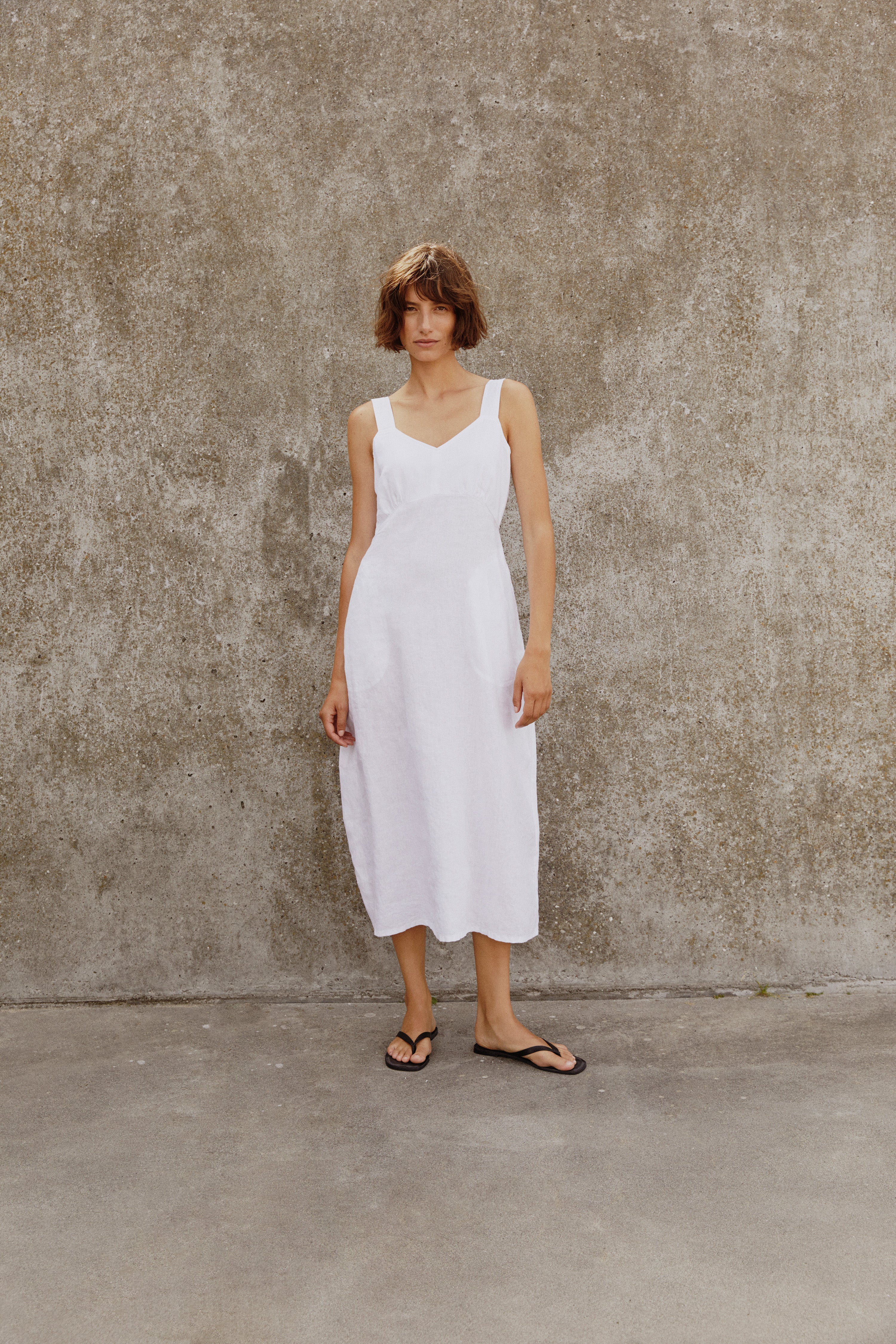 Botille Dress - Bright White