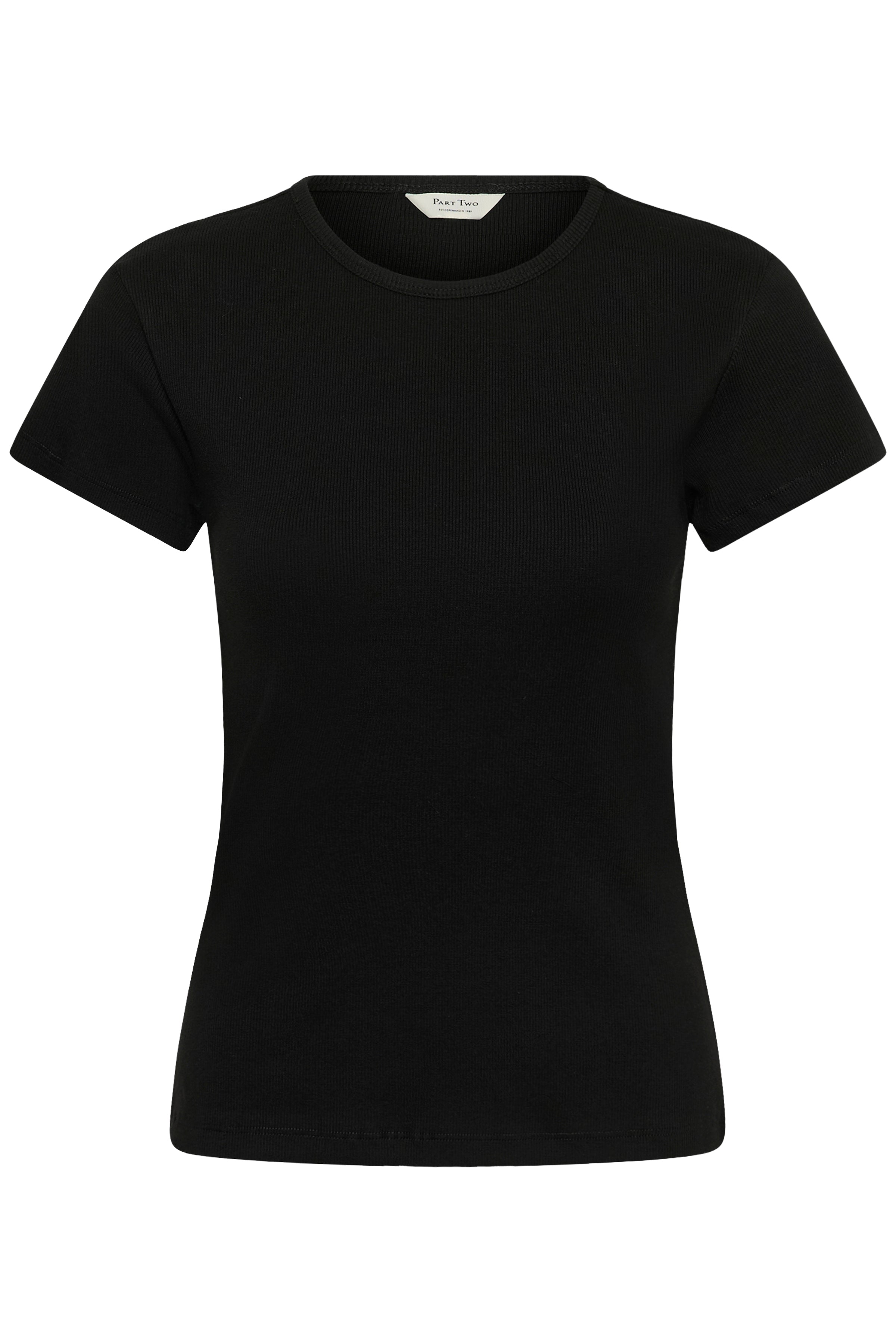 black cotton short sleeve tshirt