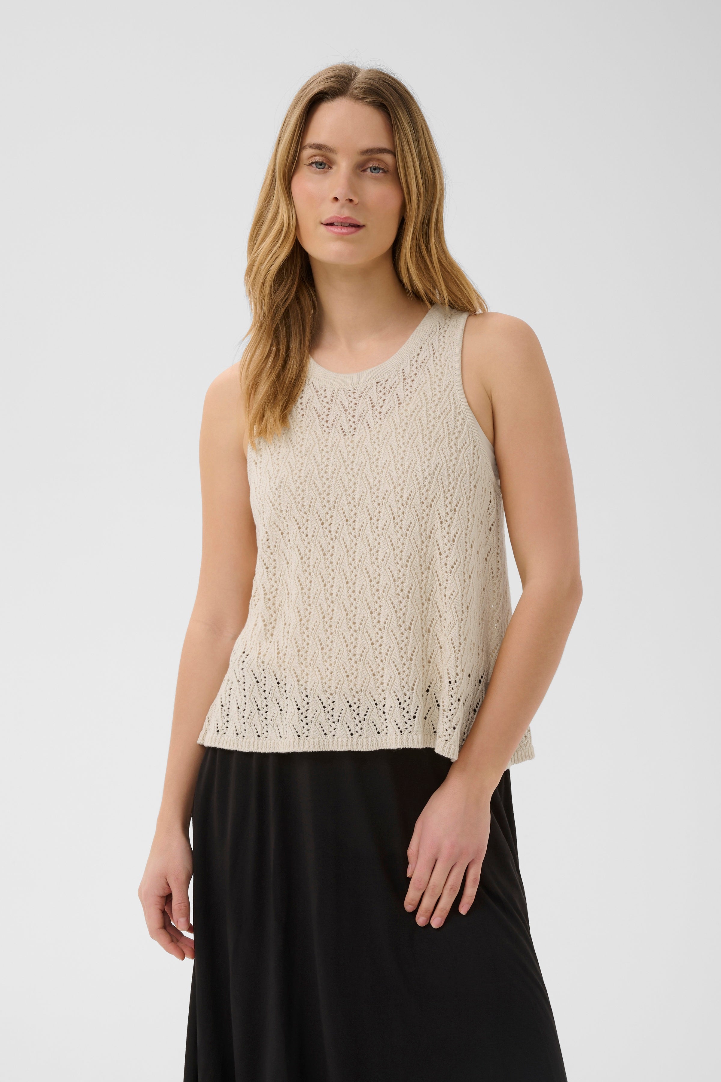 Deluna Top – Whitecap Gray