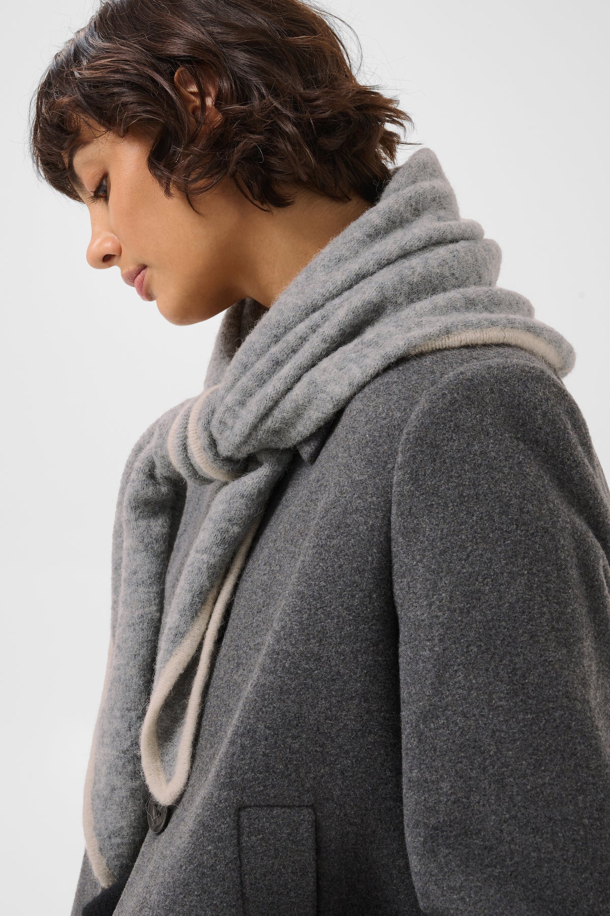 Cimya Scarf - Steeple Gray Melange