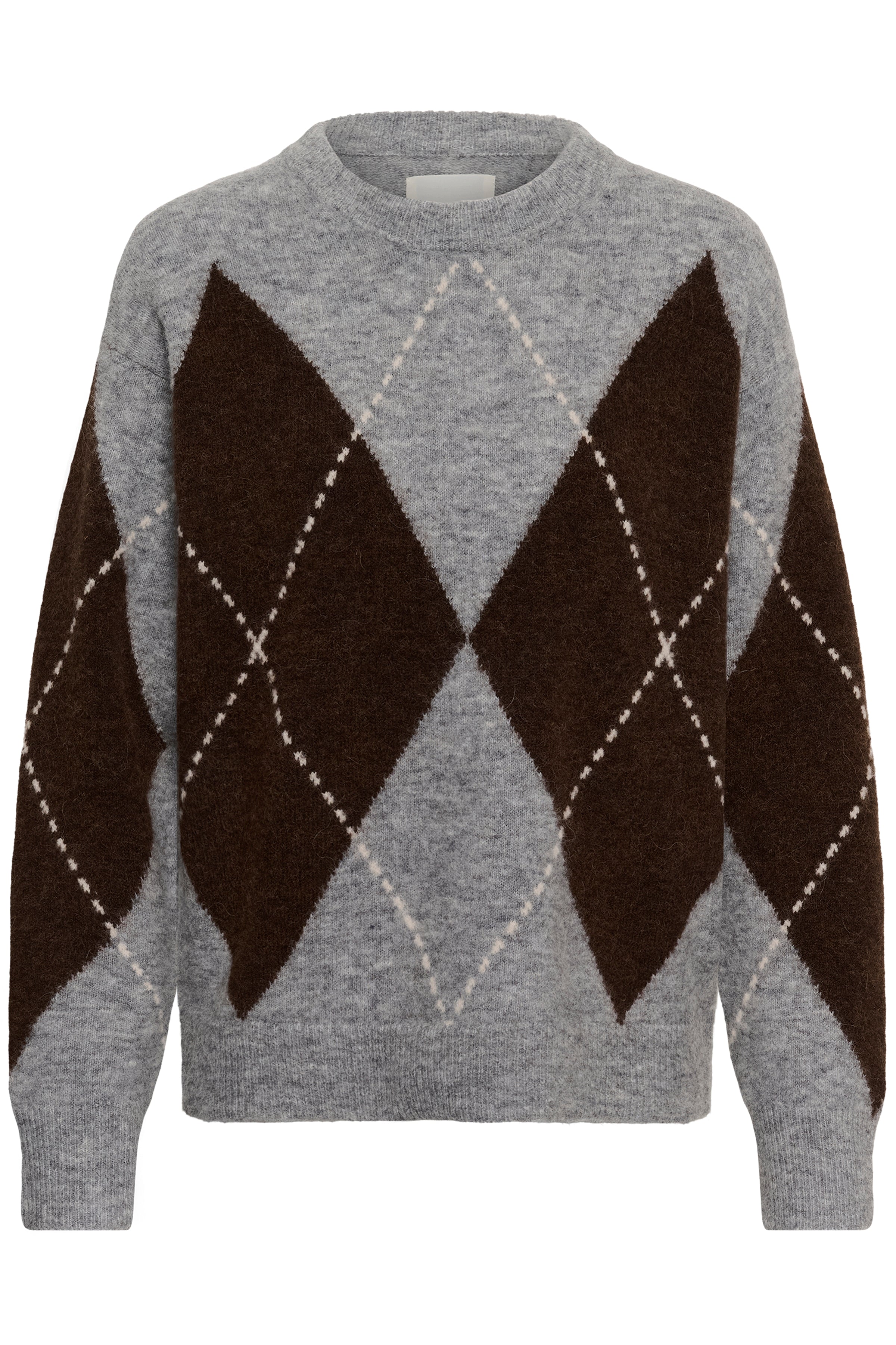 Soraya Pullover - Brown/Grey Check