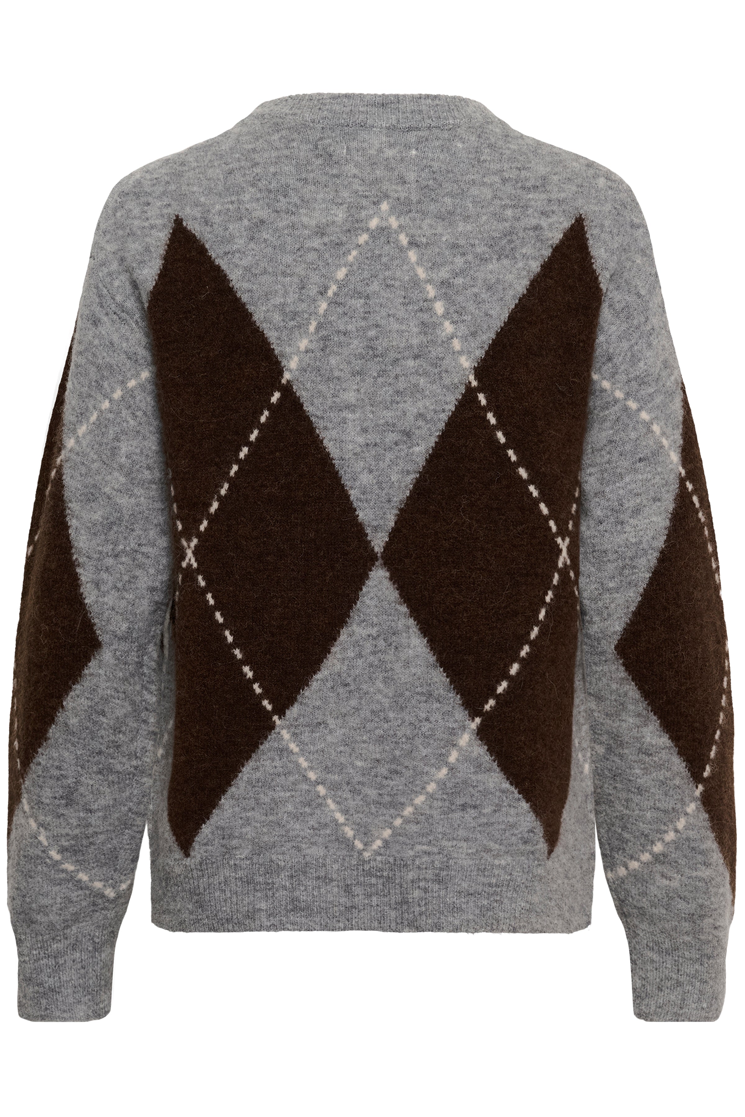 Soraya Pullover - Brown/Grey Check