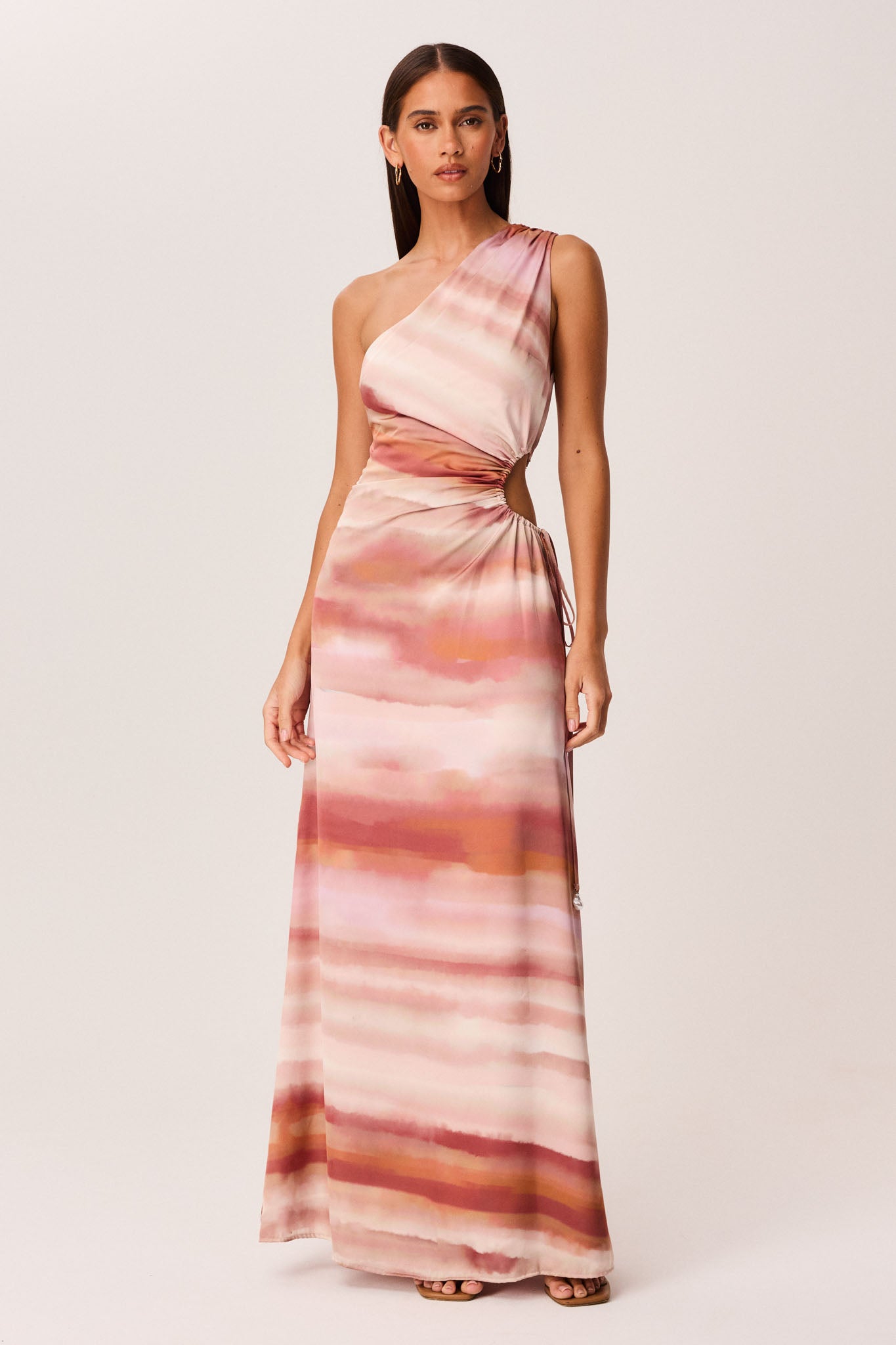 Horizon Maxi Dress – Shell Print