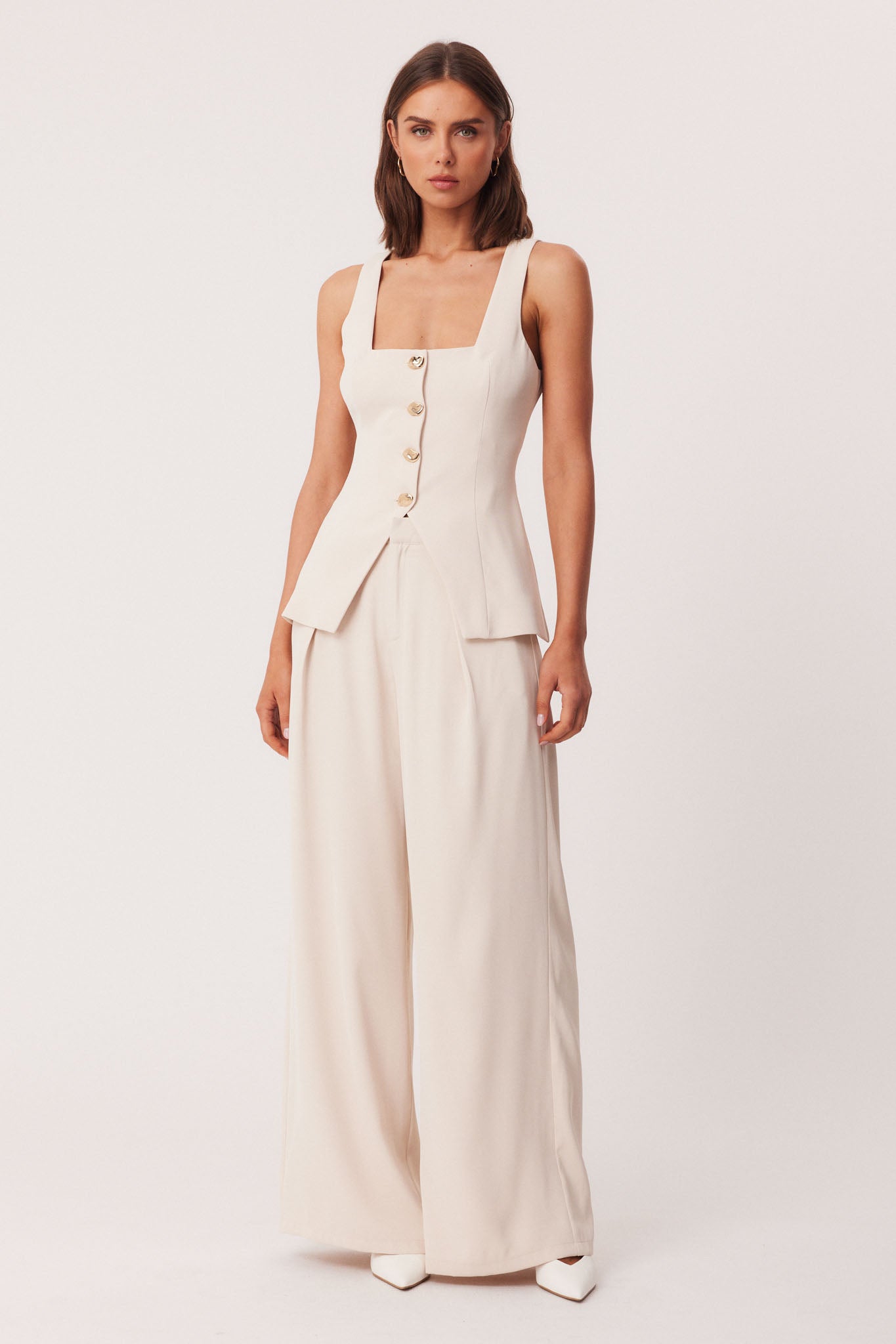 Remmi Vest - Stone