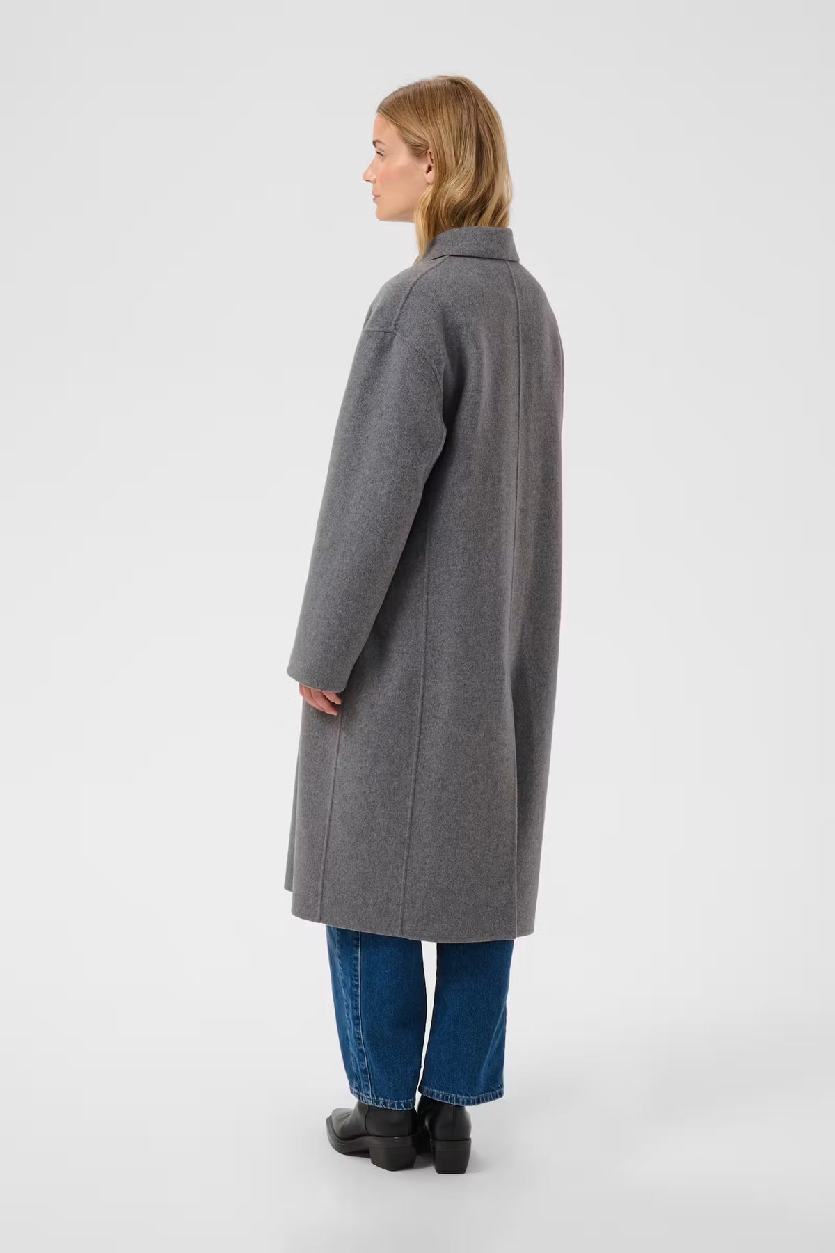 Lorelaina Coat - Medium Grey Melange