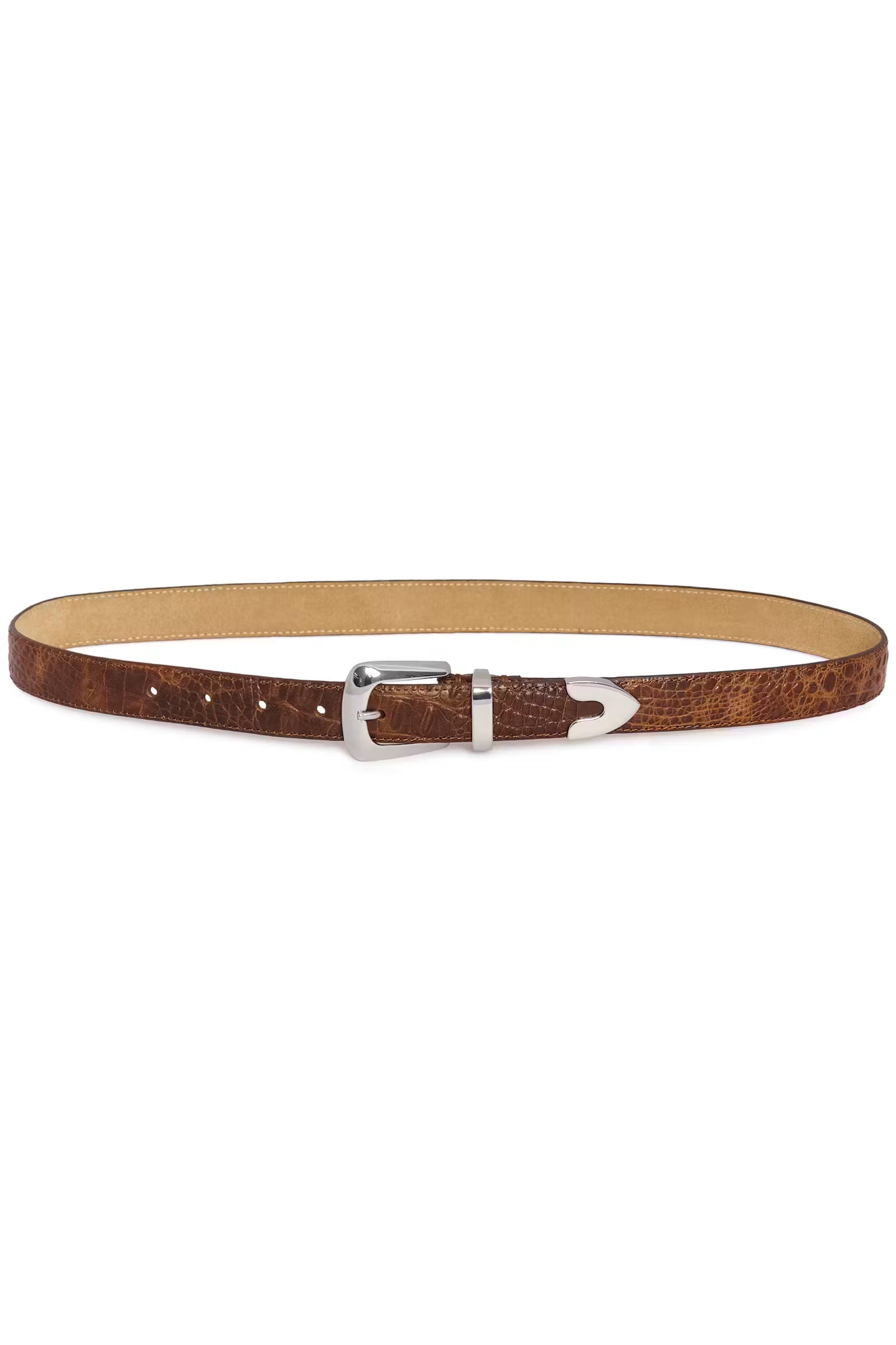 Crolina Leather Belt - Cognac