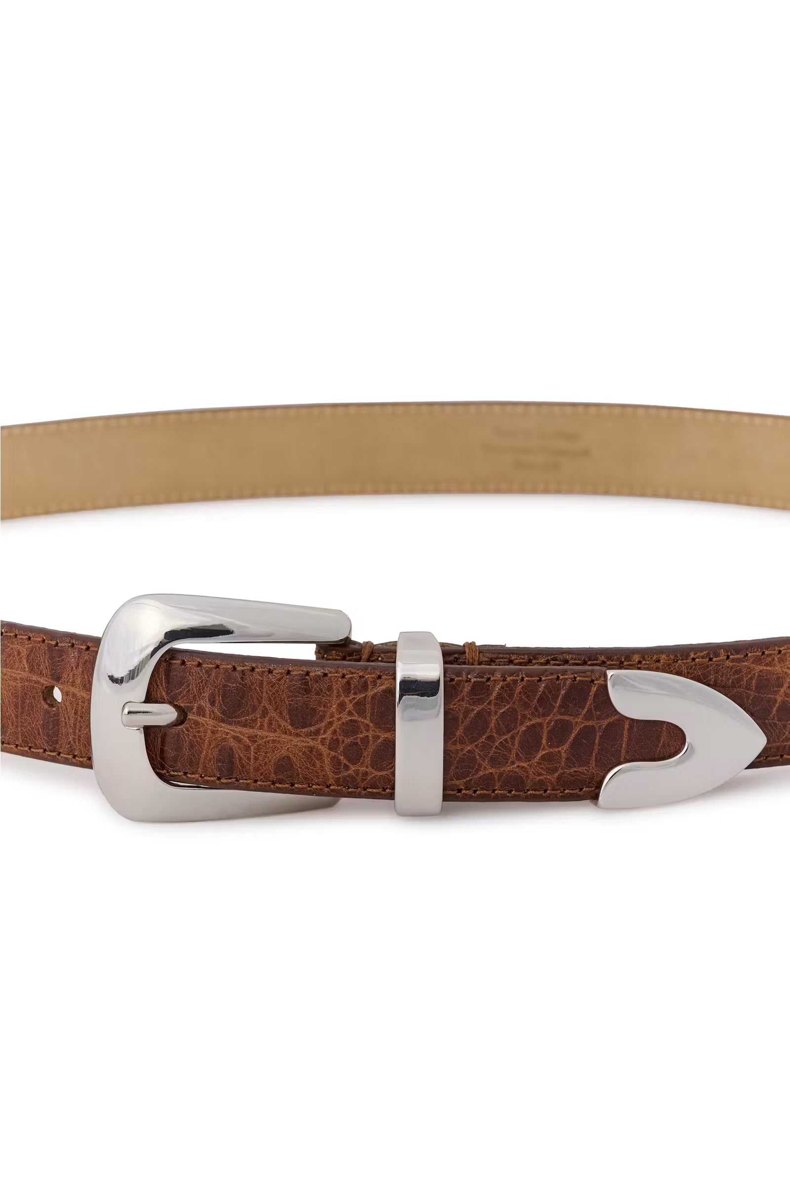 Crolina Leather Belt - Cognac