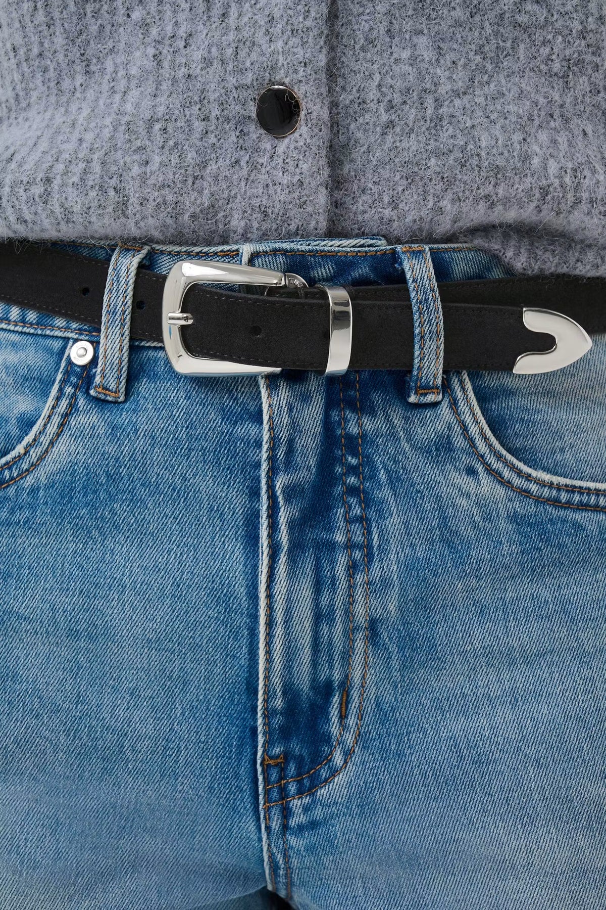 Filua Suede Belt - Black