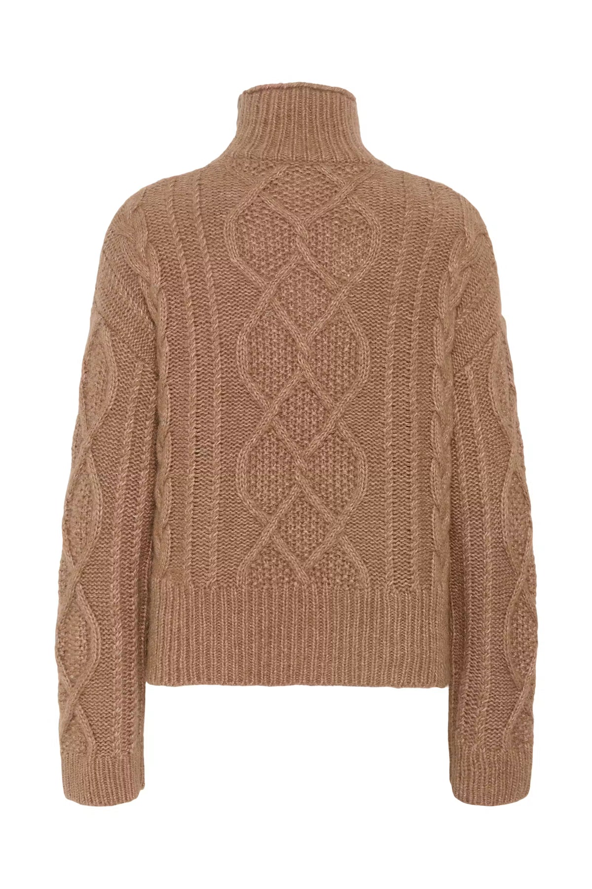 Channa Pullover - Medium Brown Melange