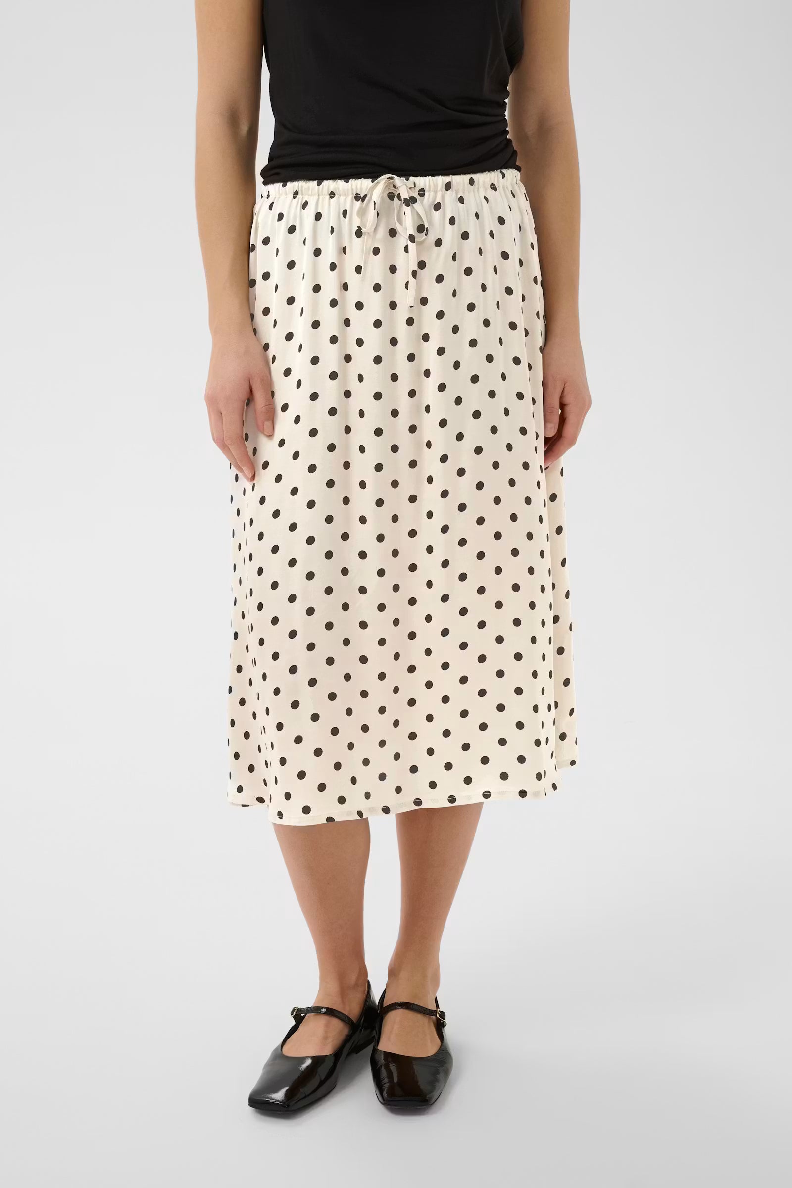 Done Skirt - Black Dot / Nature