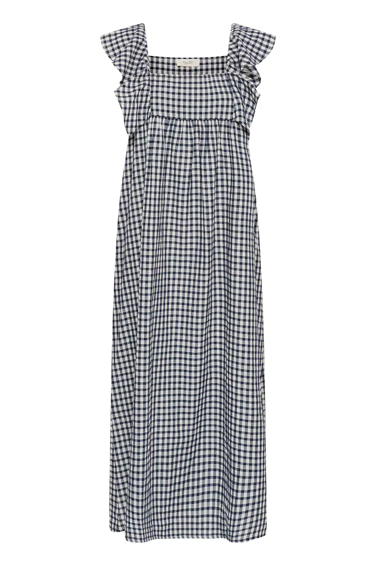 Birthine Dress - Blue Check