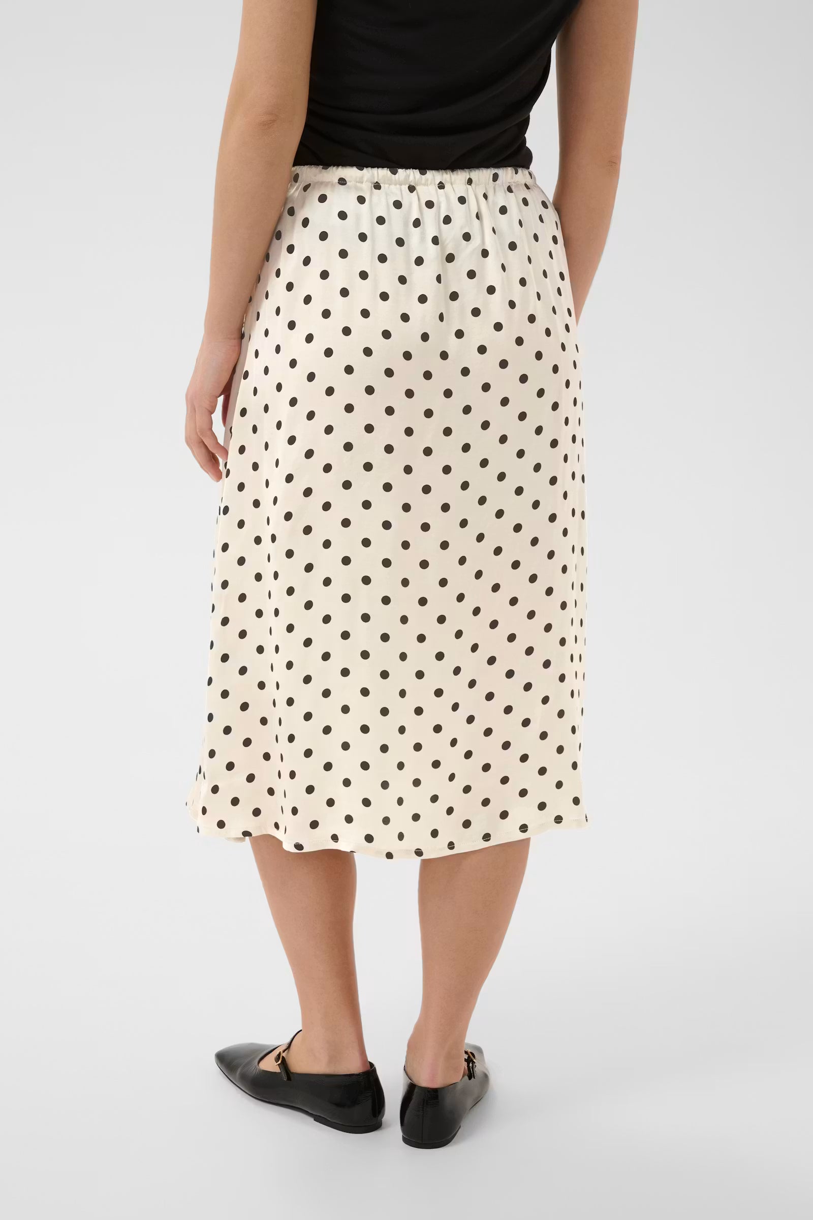 Done Skirt - Black Dot / Nature