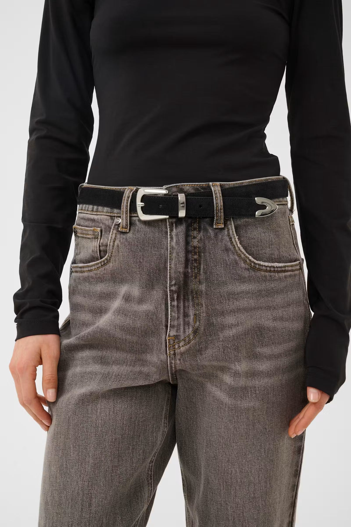 Filua Suede Belt - Black