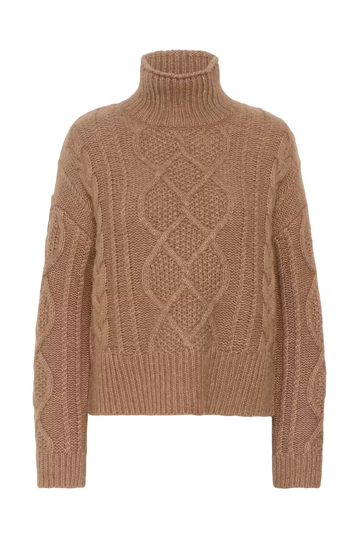 Channa Pullover - Medium Brown Melange