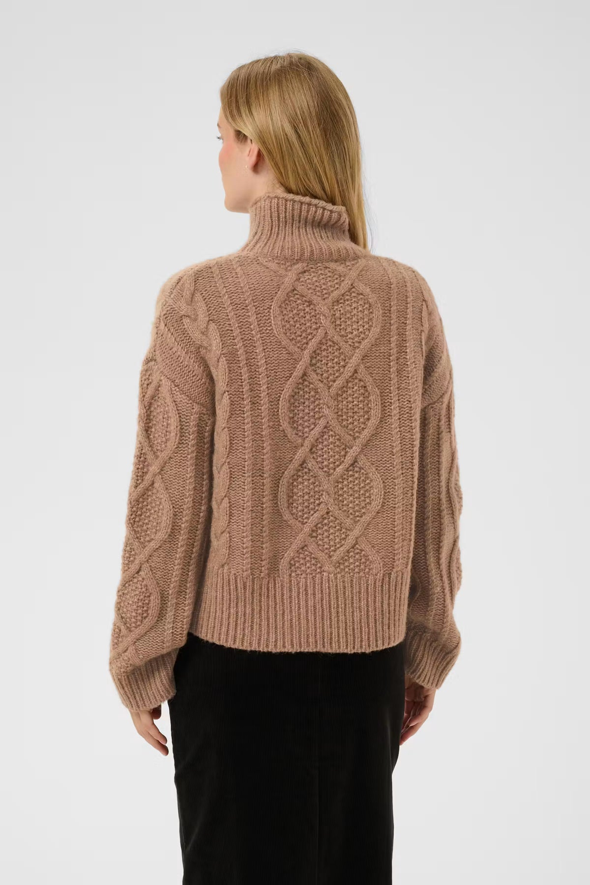 Channa Pullover - Medium Brown Melange