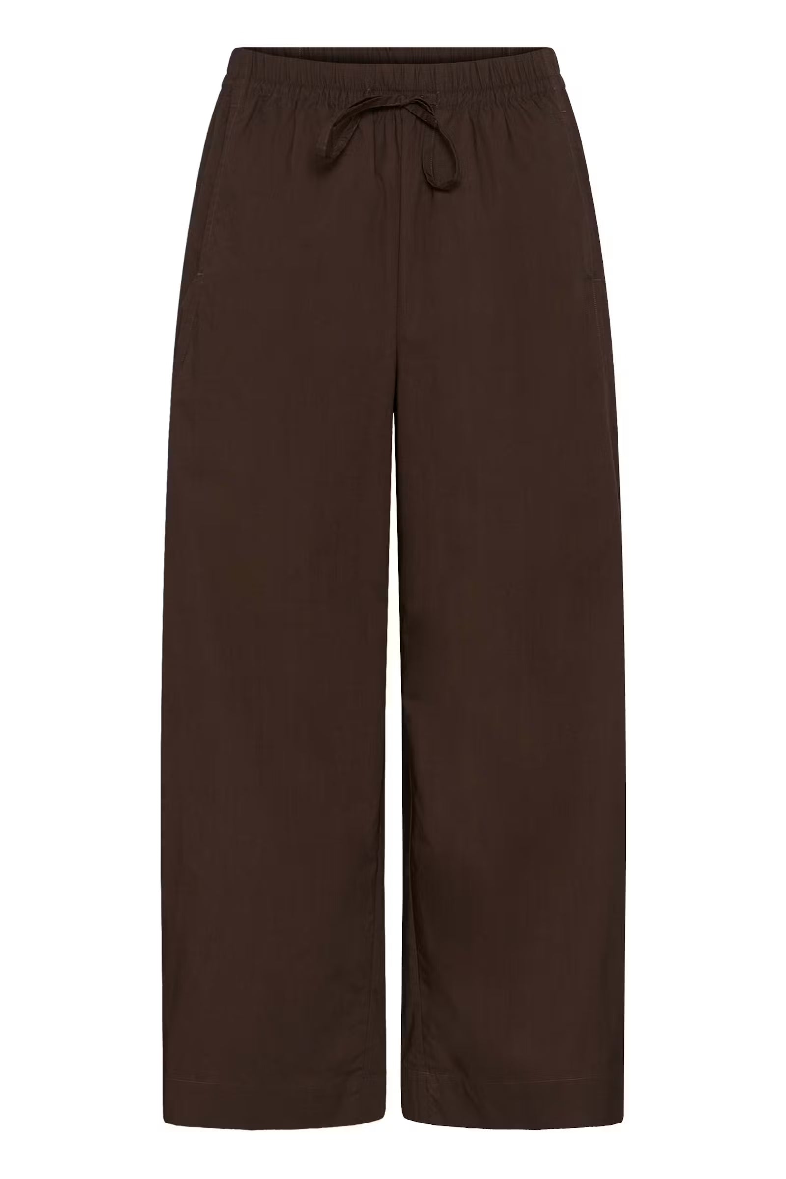 Raven Poplin Trousers - Coffee Bean