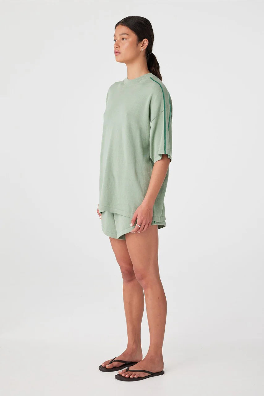 Pippa Oversized Tee - Sea Green