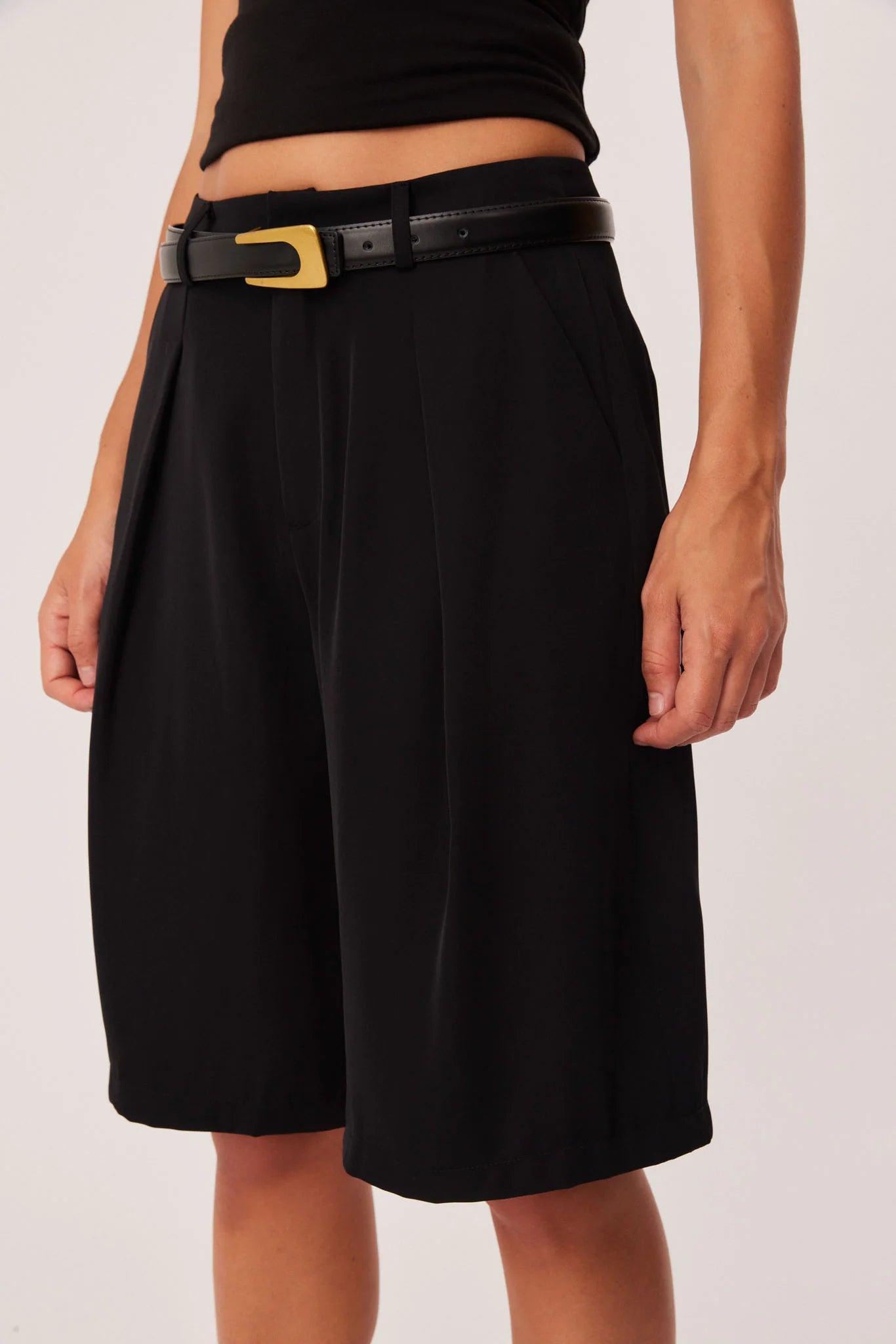 Reece Bermuda Shorts - Black
