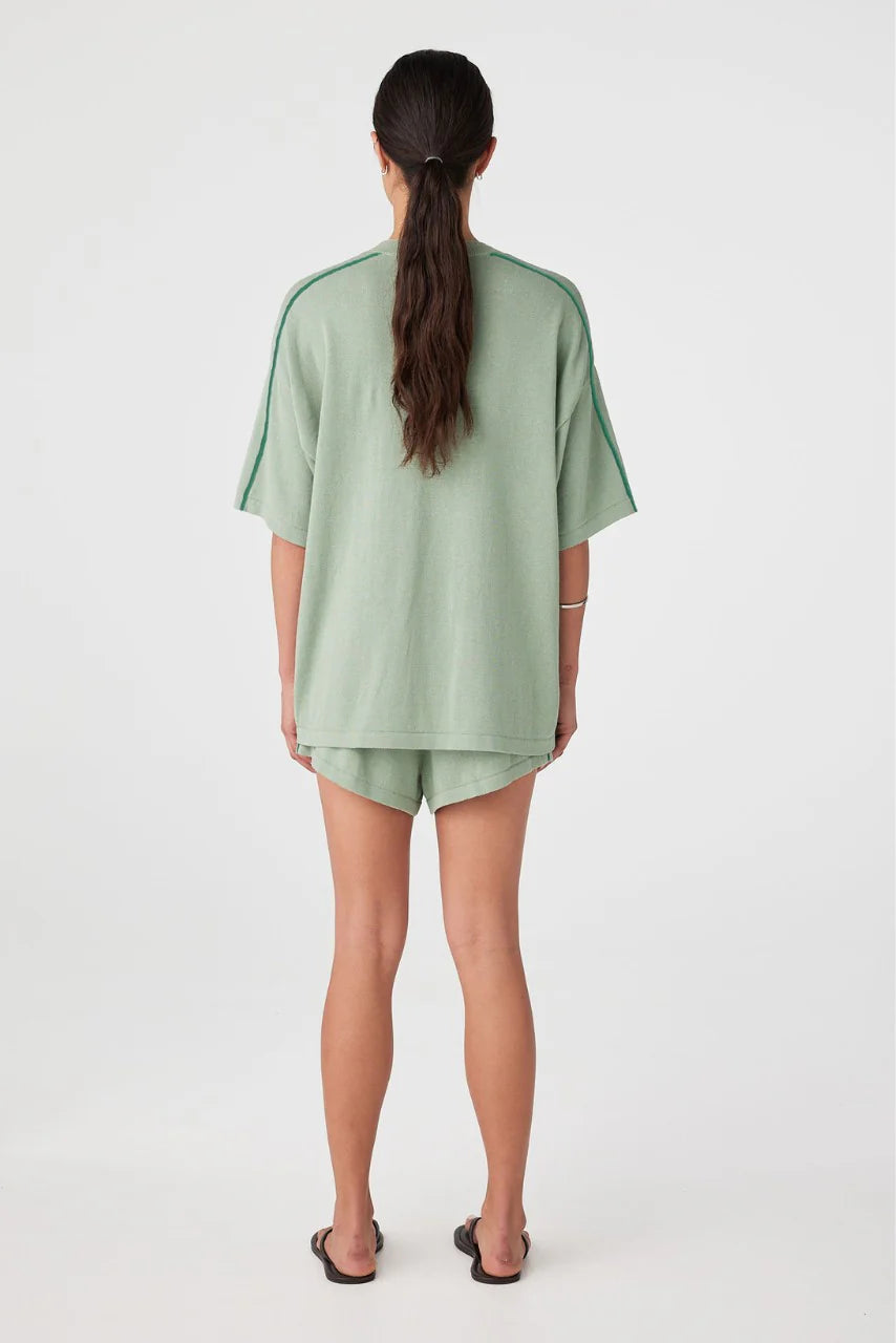 Pippa Oversized Tee - Sea Green