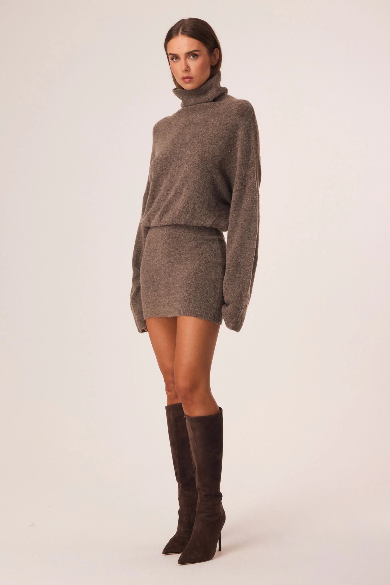 Marlowe Mini Dress – Oat Marle