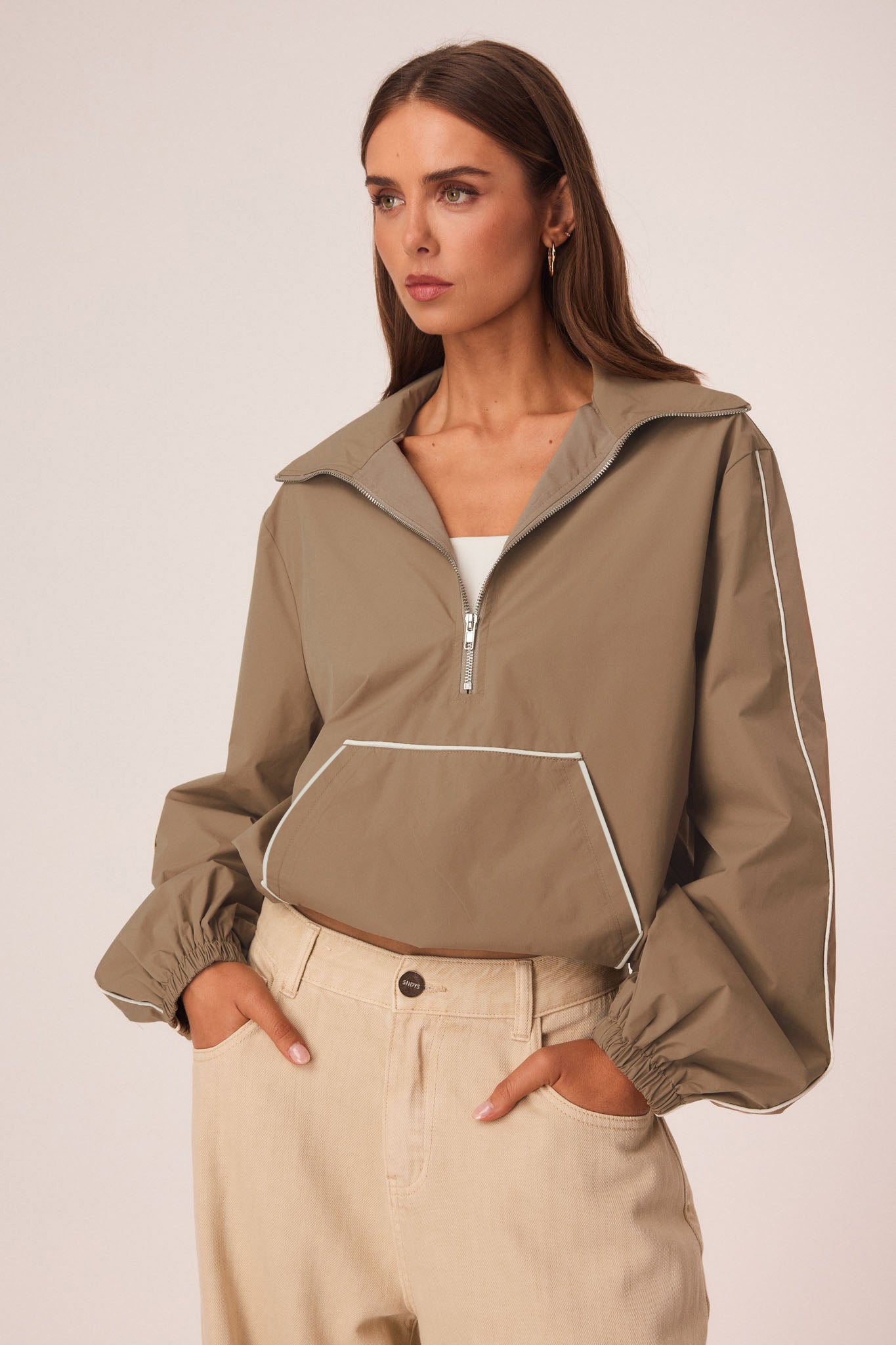 Arden Windbreaker – Khaki