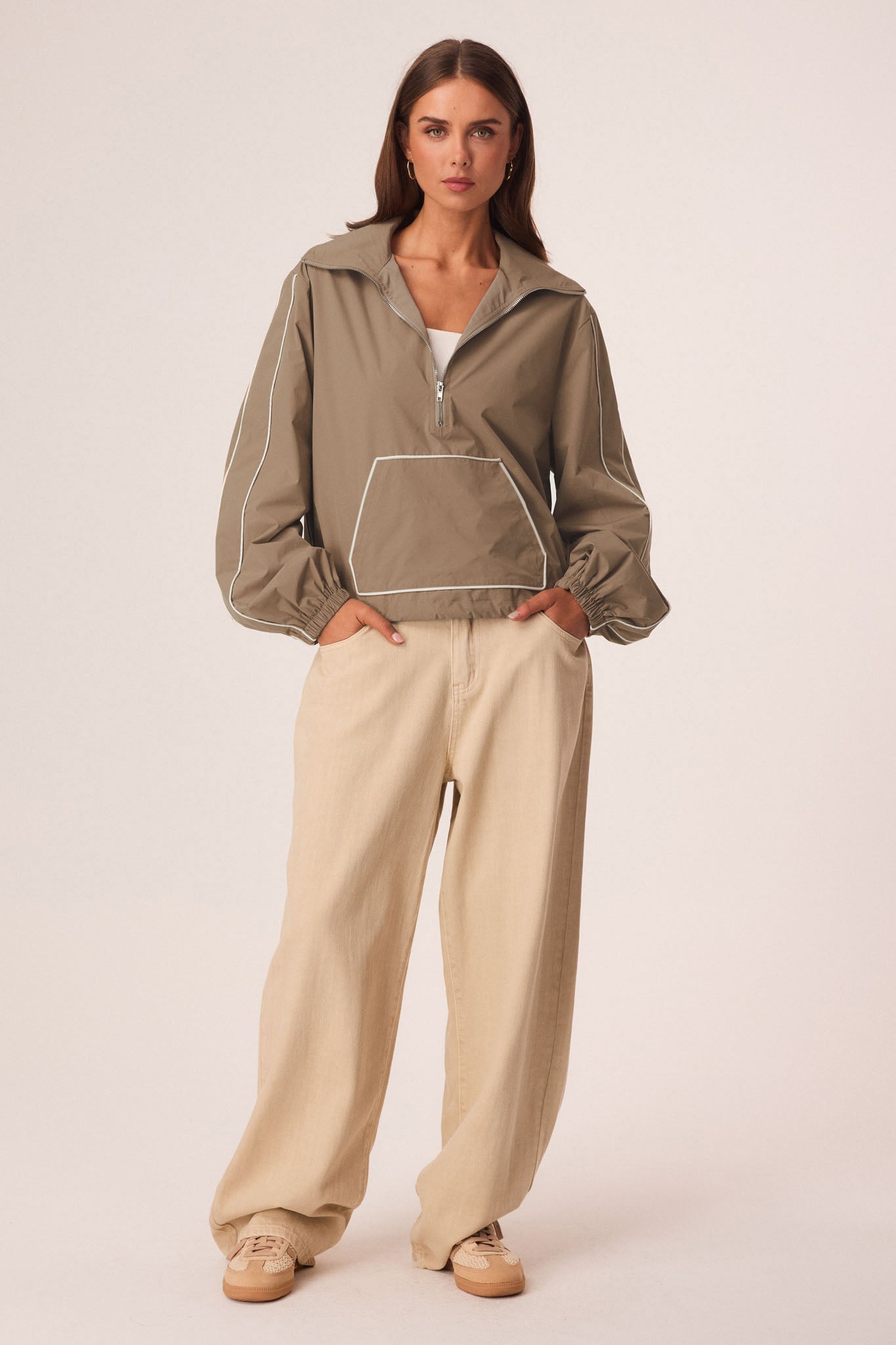 Arden Windbreaker – Khaki