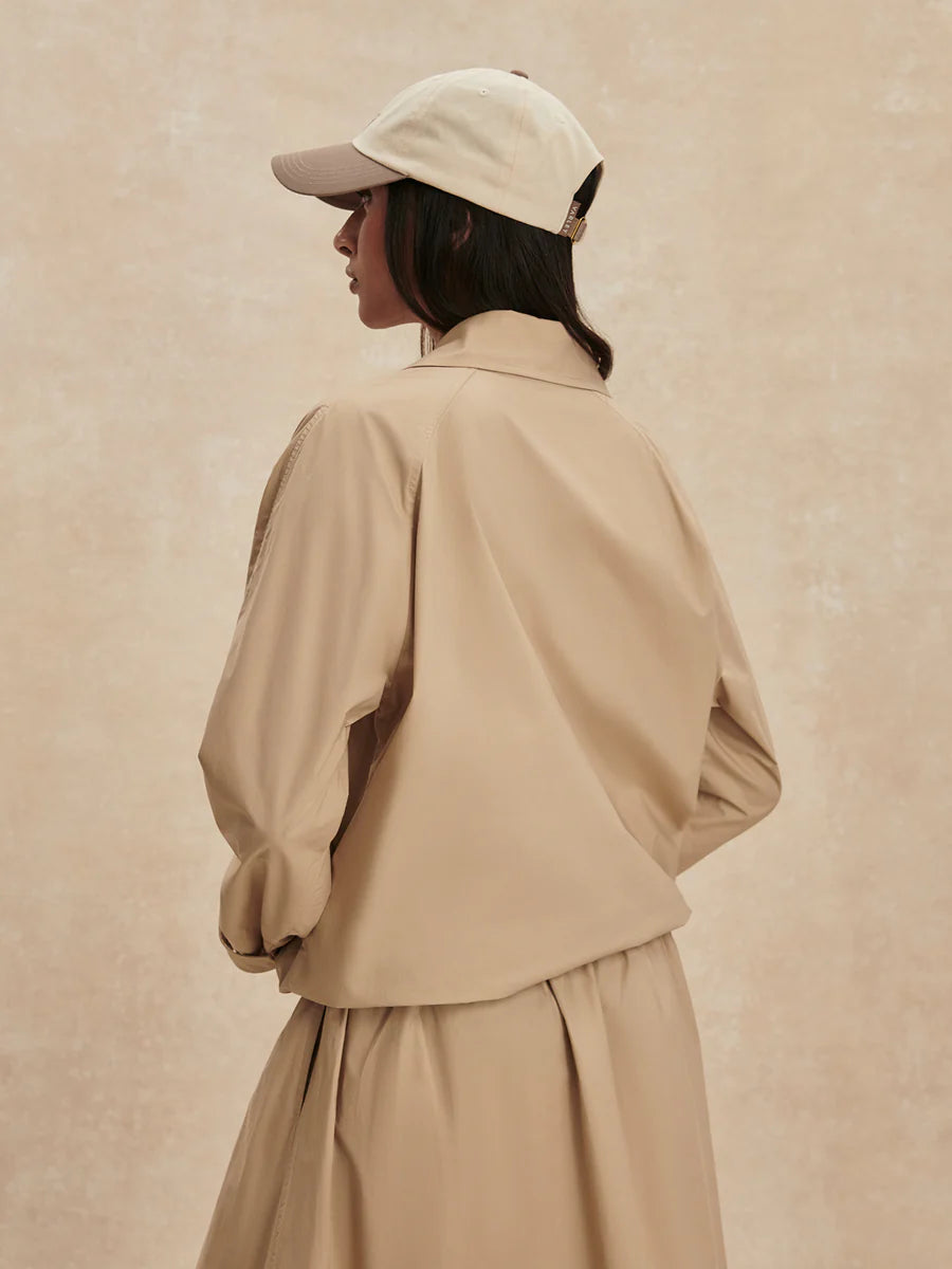Petra Boxy Blouson Jacket - Nomad