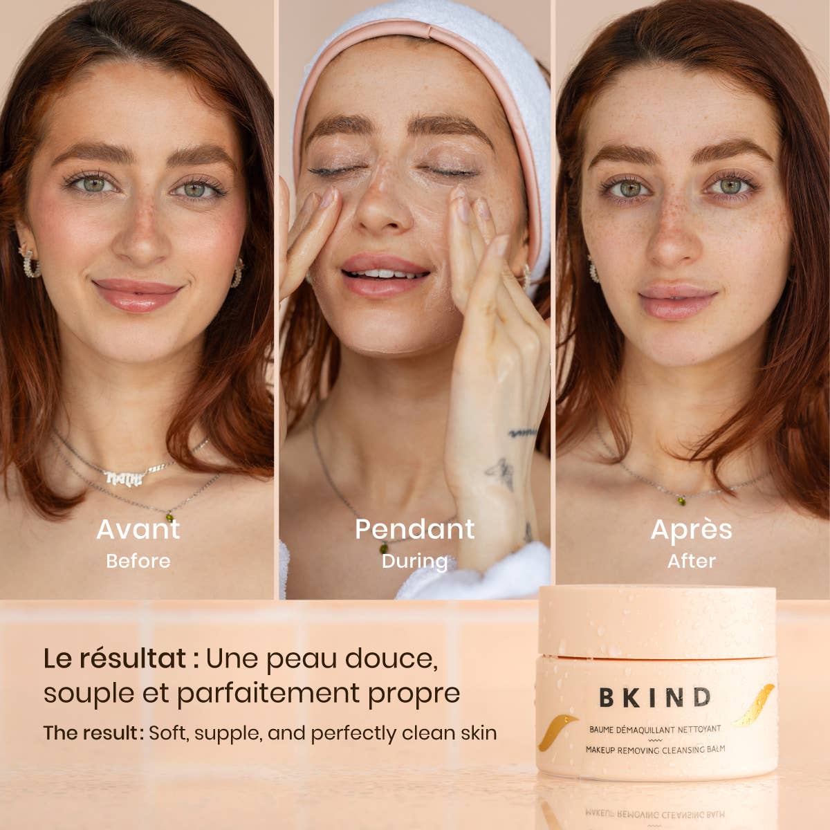 100ml jar of Makeup Removing Cleansing Balm with integrated spatula