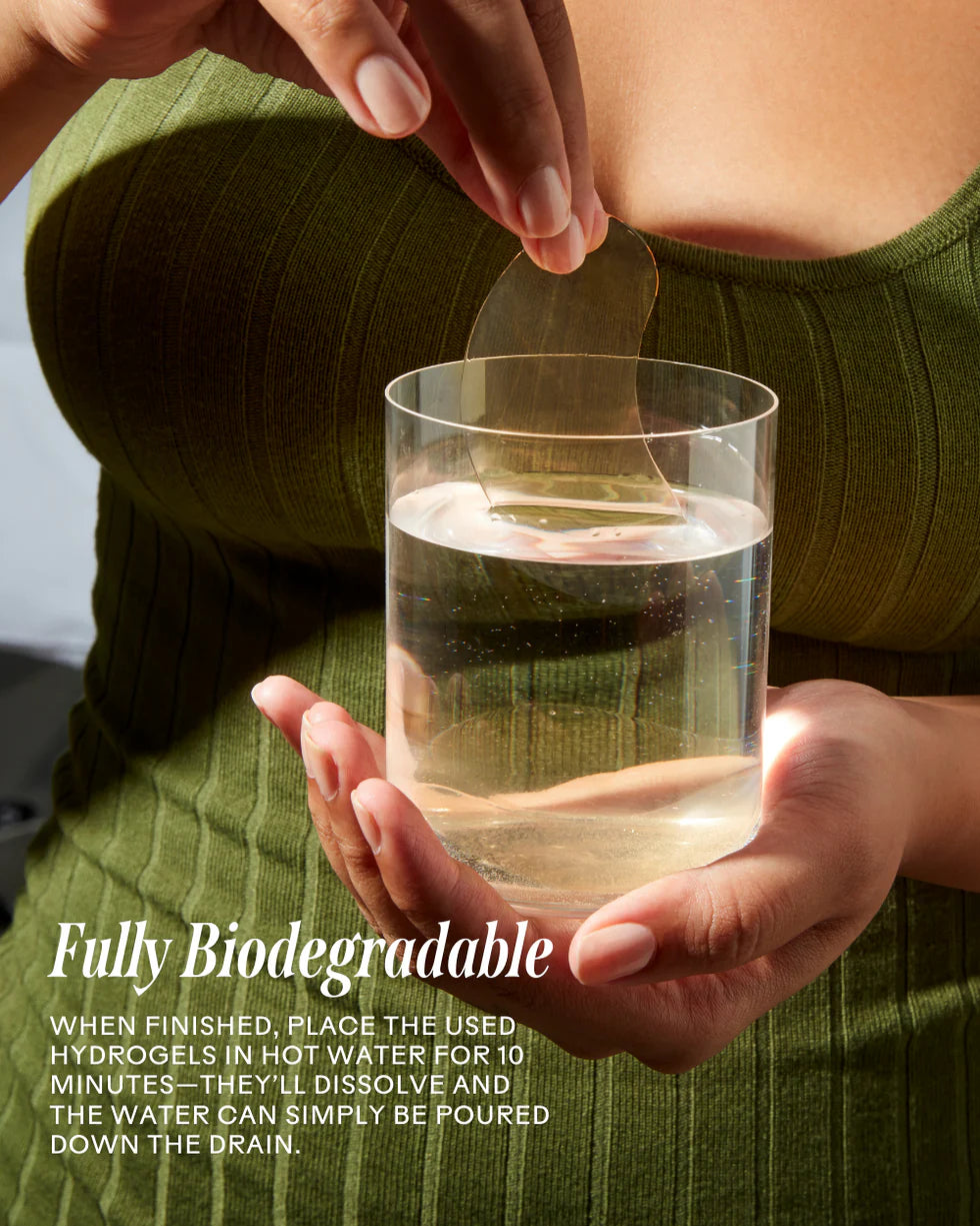 Brighter Days Red Algae + Avocado Biodegradable Eye Mask -  Travel Pack